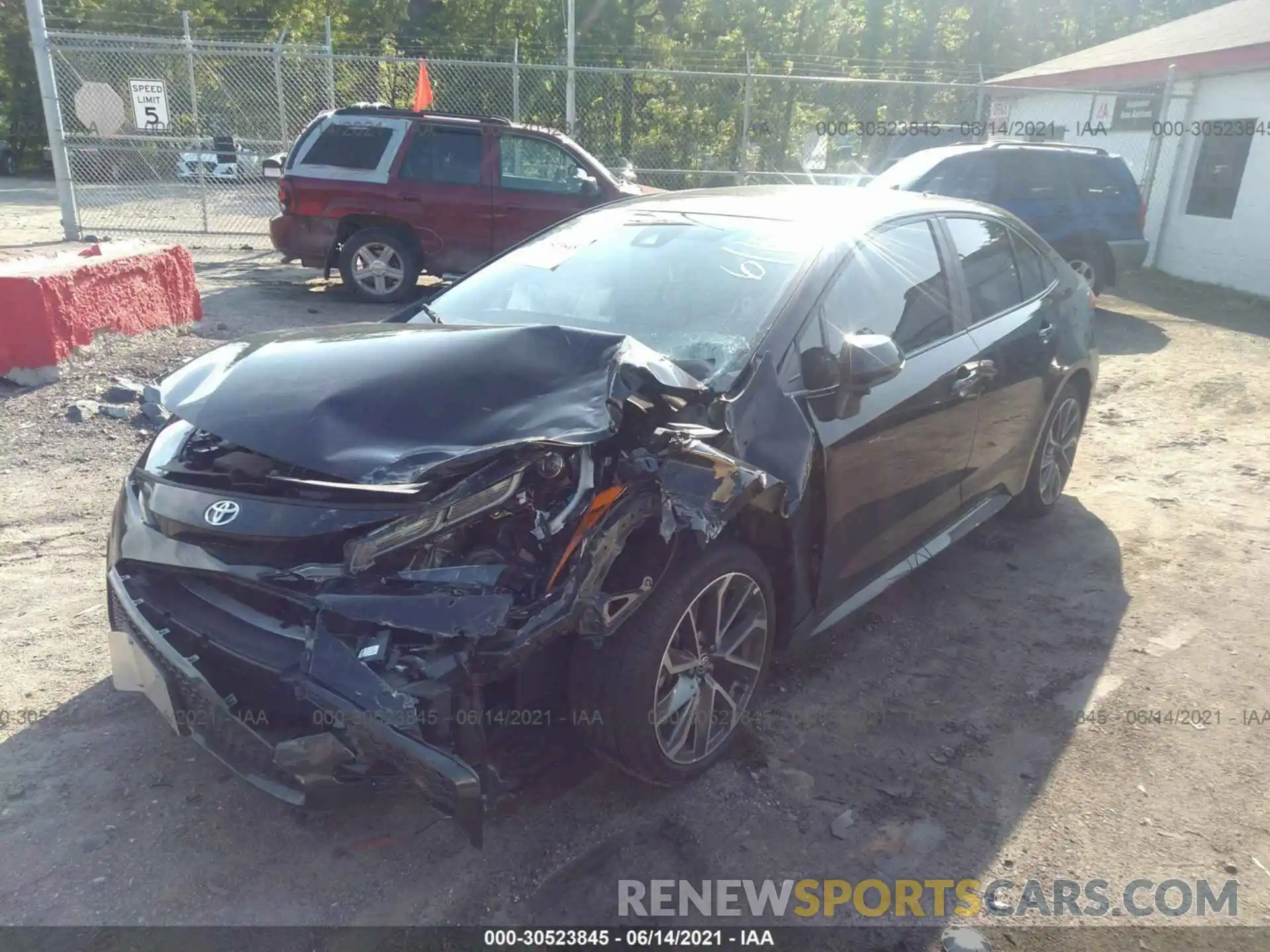 2 Photograph of a damaged car 5YFP4RCE5LP027333 TOYOTA COROLLA 2020