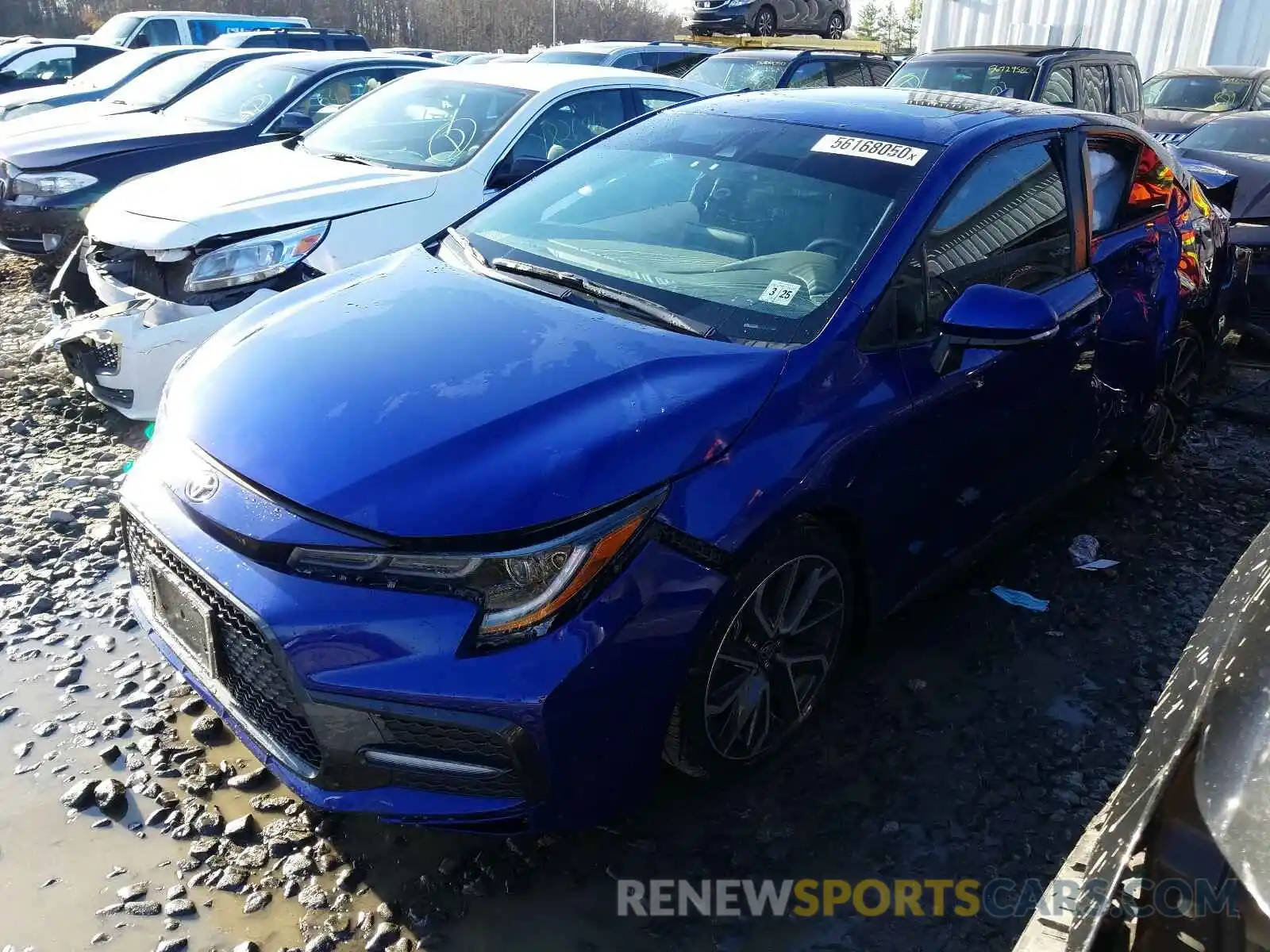 2 Photograph of a damaged car 5YFP4RCE5LP027431 TOYOTA COROLLA 2020