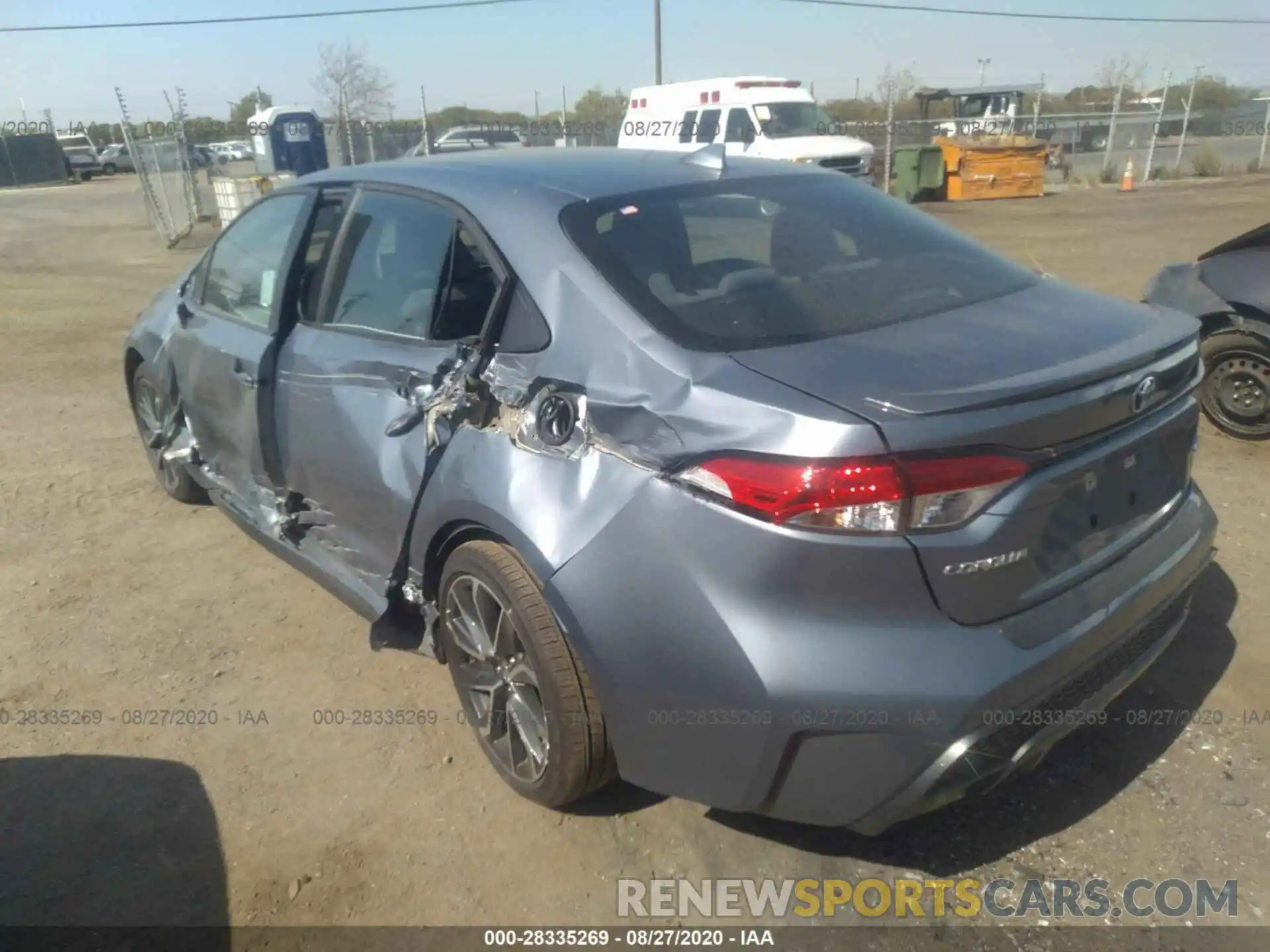 3 Photograph of a damaged car 5YFP4RCE5LP034993 TOYOTA COROLLA 2020