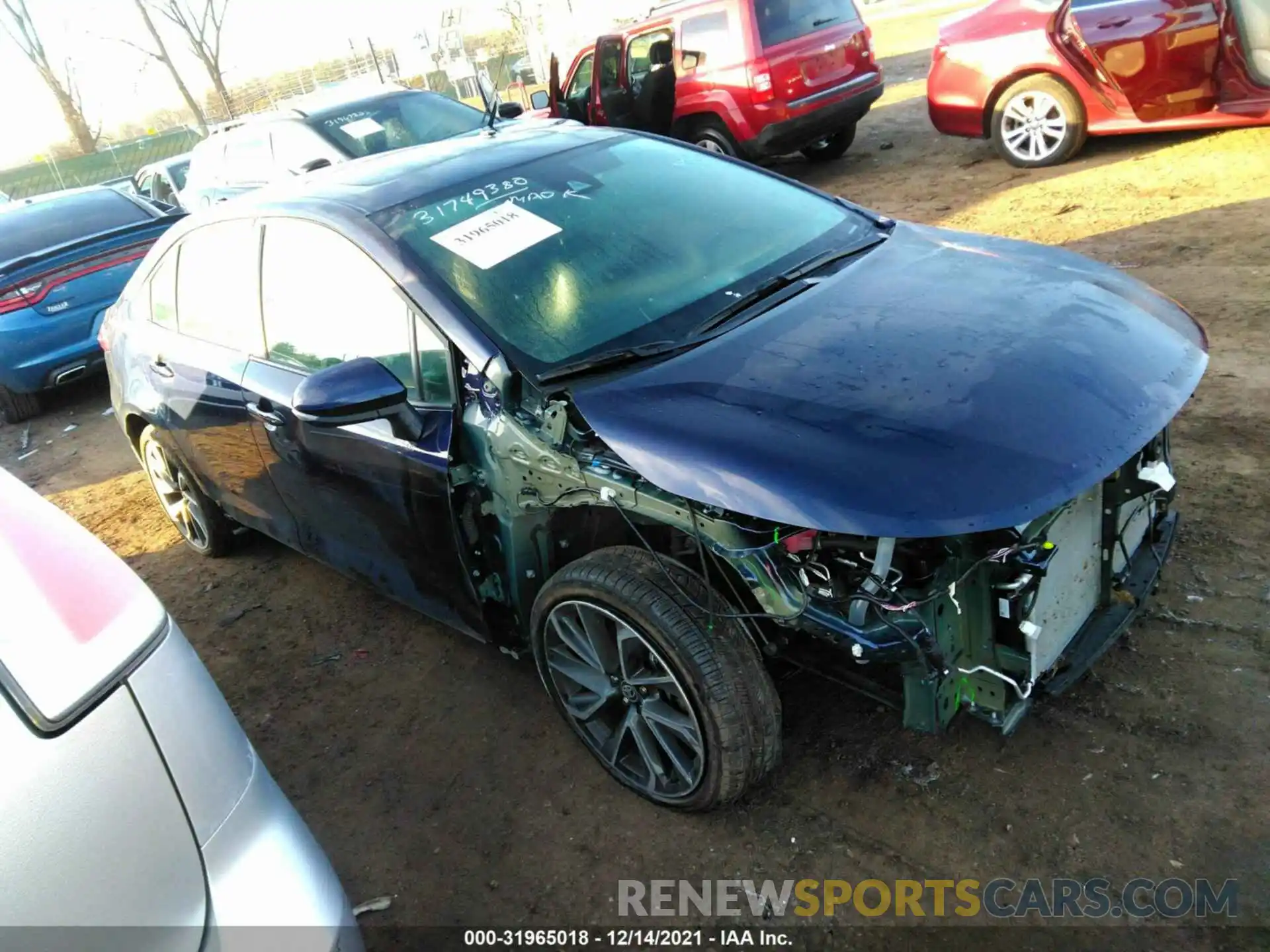 1 Photograph of a damaged car 5YFP4RCE5LP041328 TOYOTA COROLLA 2020