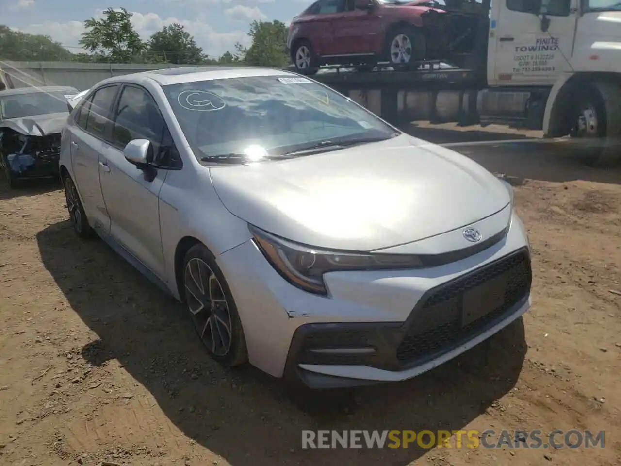 1 Photograph of a damaged car 5YFP4RCE5LP051499 TOYOTA COROLLA 2020