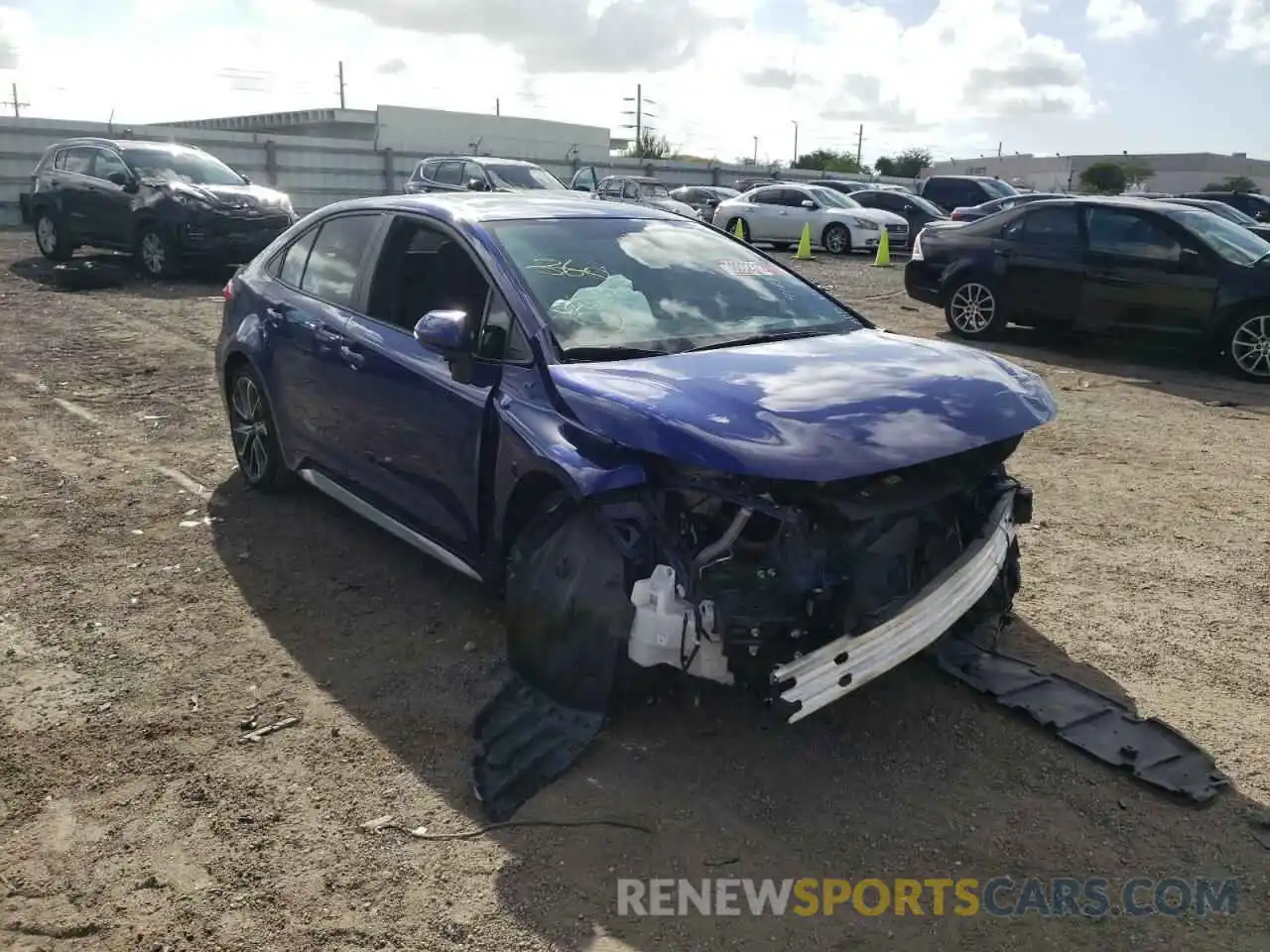 1 Photograph of a damaged car 5YFP4RCE5LP054161 TOYOTA COROLLA 2020