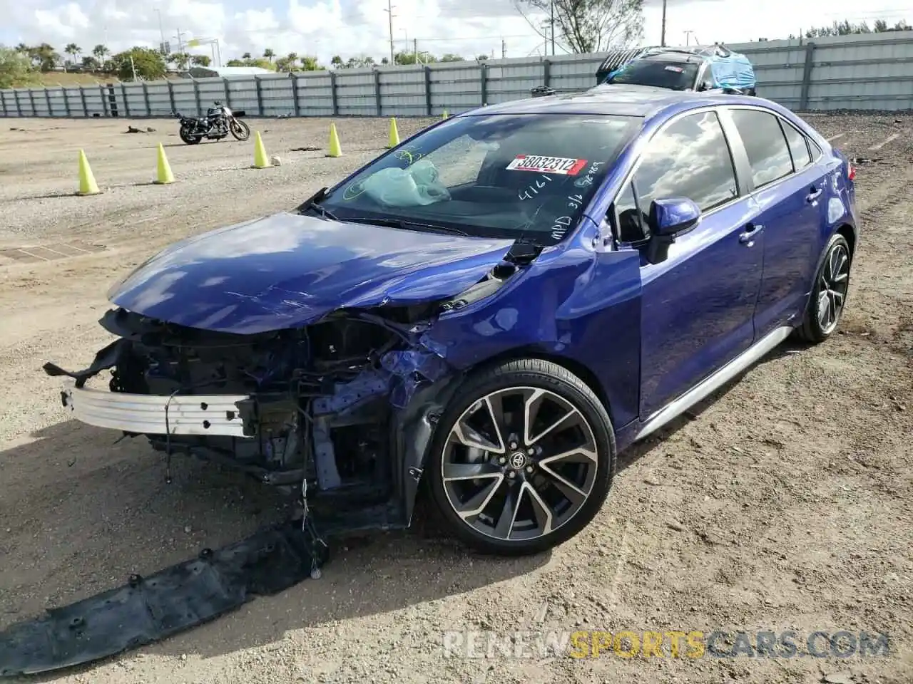 2 Photograph of a damaged car 5YFP4RCE5LP054161 TOYOTA COROLLA 2020