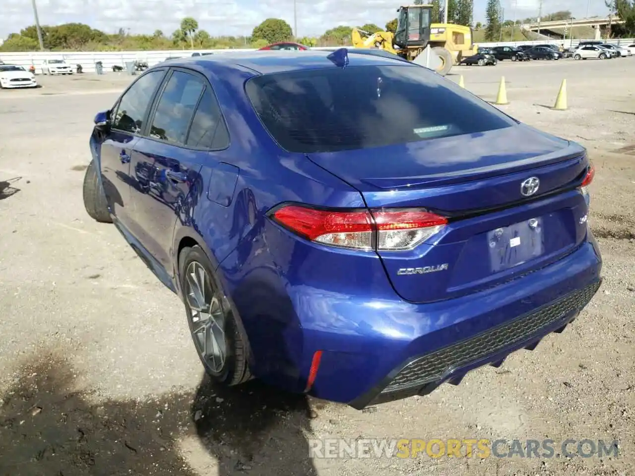 3 Photograph of a damaged car 5YFP4RCE5LP054161 TOYOTA COROLLA 2020