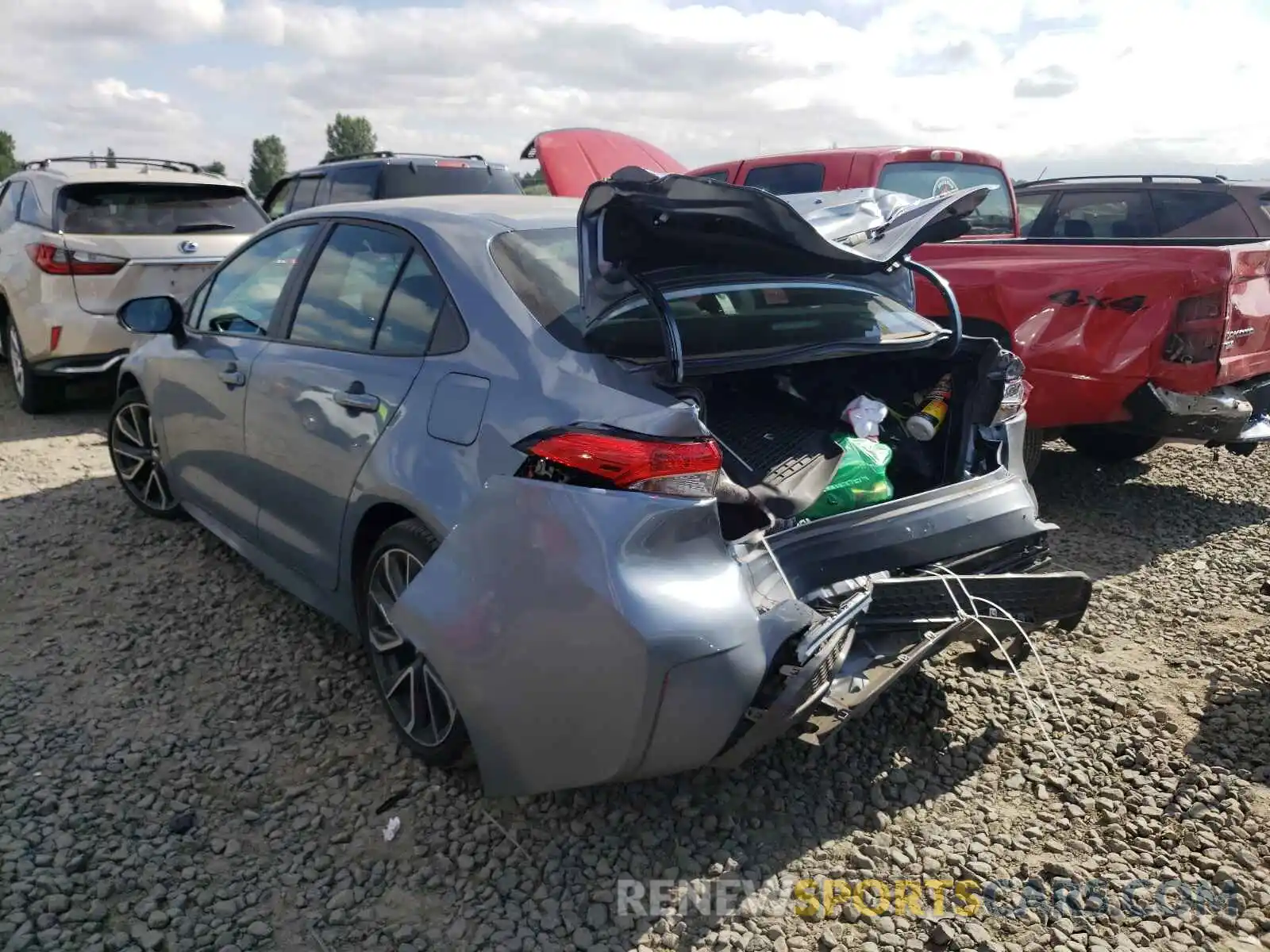 3 Photograph of a damaged car 5YFP4RCE6LP011884 TOYOTA COROLLA 2020