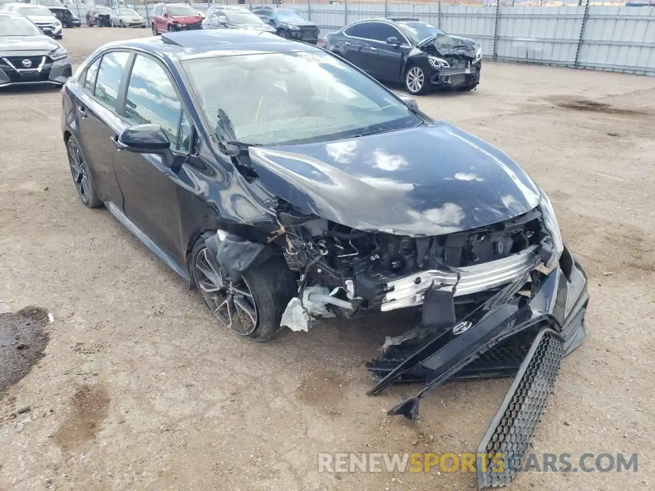 1 Photograph of a damaged car 5YFP4RCE6LP012436 TOYOTA COROLLA 2020