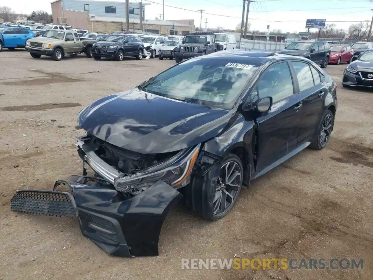 2 Photograph of a damaged car 5YFP4RCE6LP012436 TOYOTA COROLLA 2020