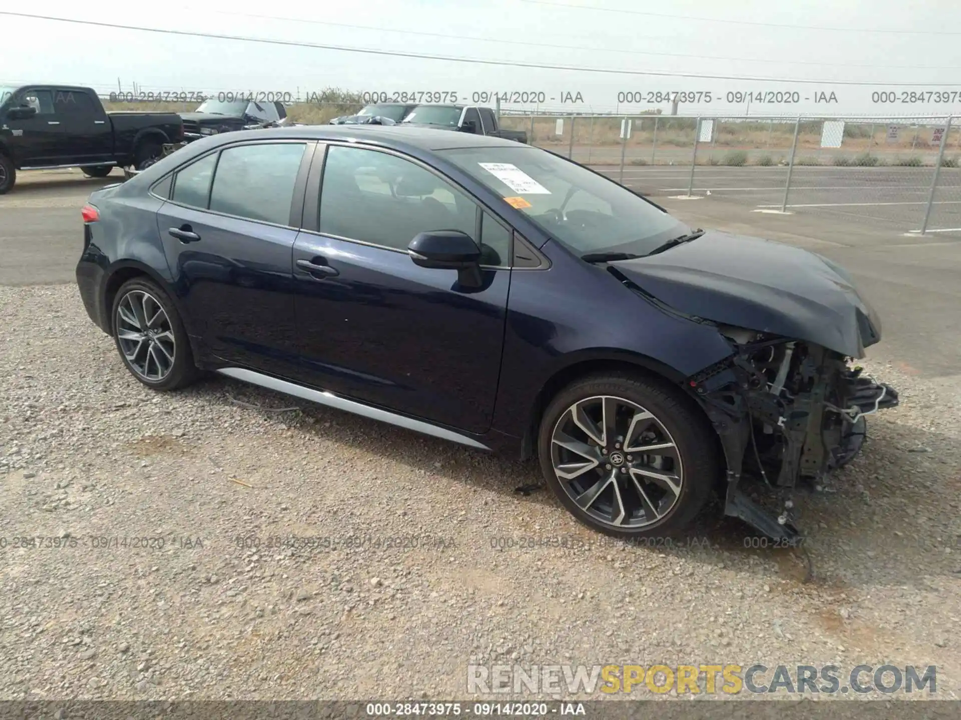 1 Photograph of a damaged car 5YFP4RCE6LP012615 TOYOTA COROLLA 2020