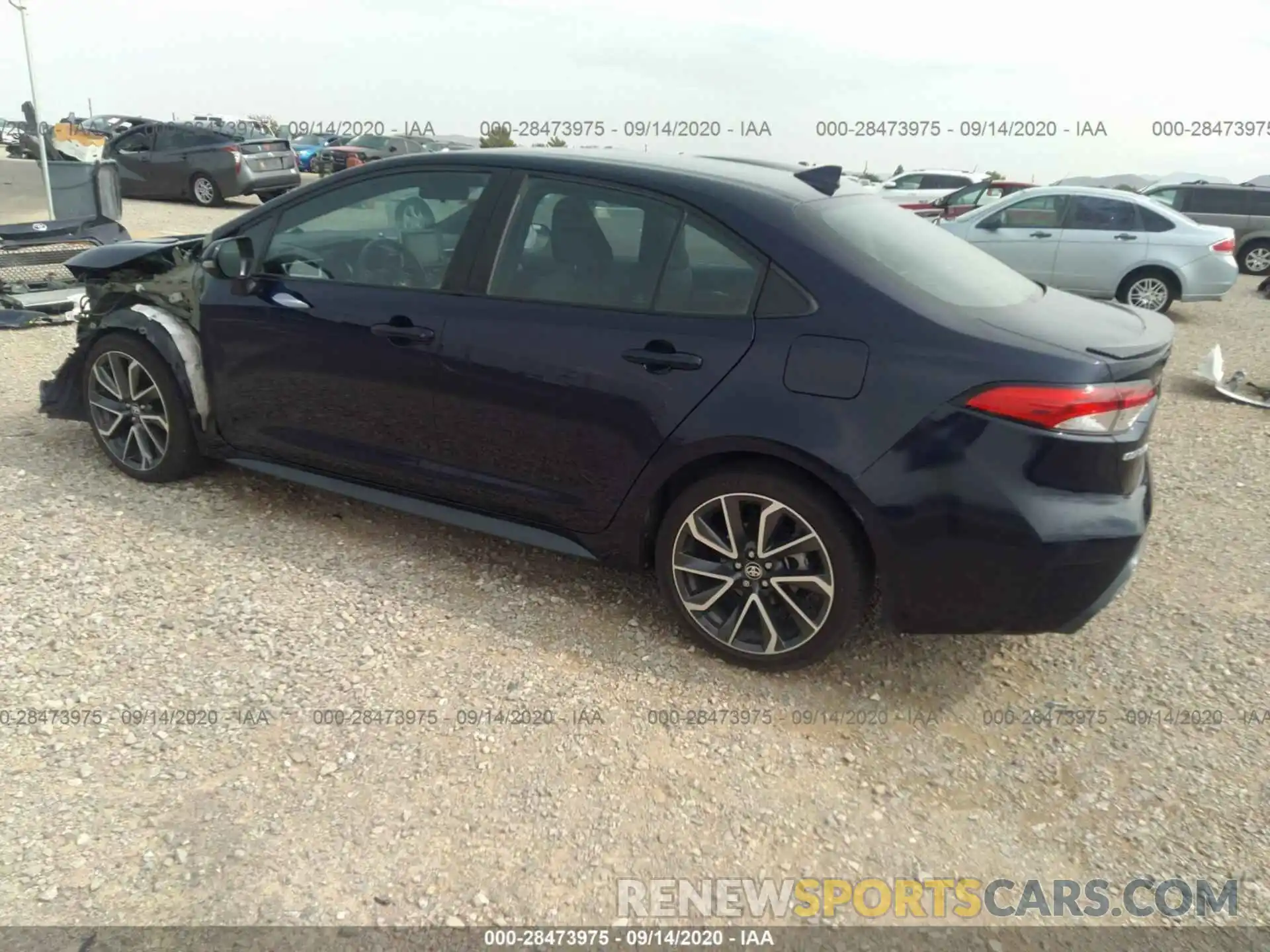 3 Photograph of a damaged car 5YFP4RCE6LP012615 TOYOTA COROLLA 2020