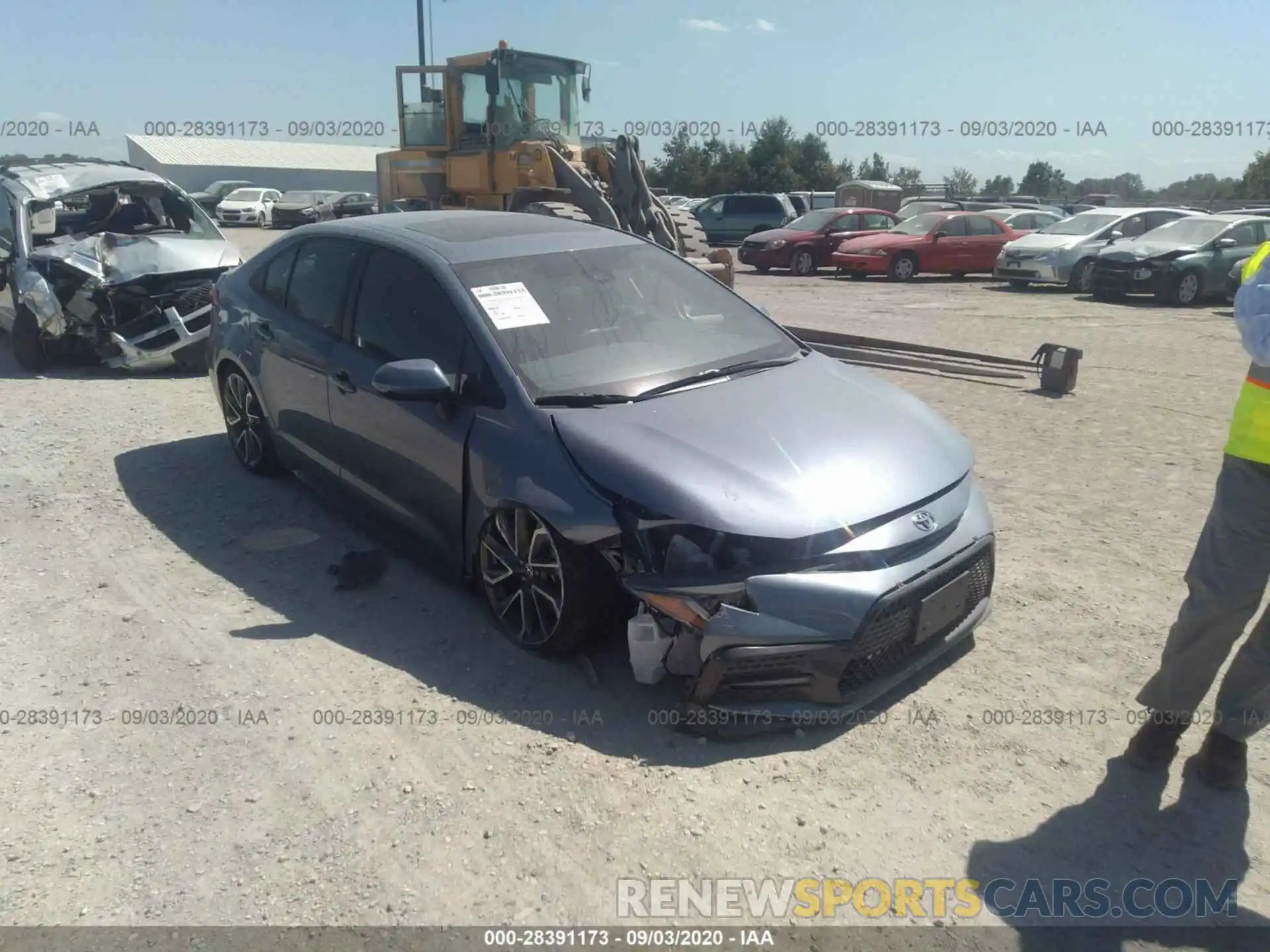 1 Photograph of a damaged car 5YFP4RCE6LP014879 TOYOTA COROLLA 2020