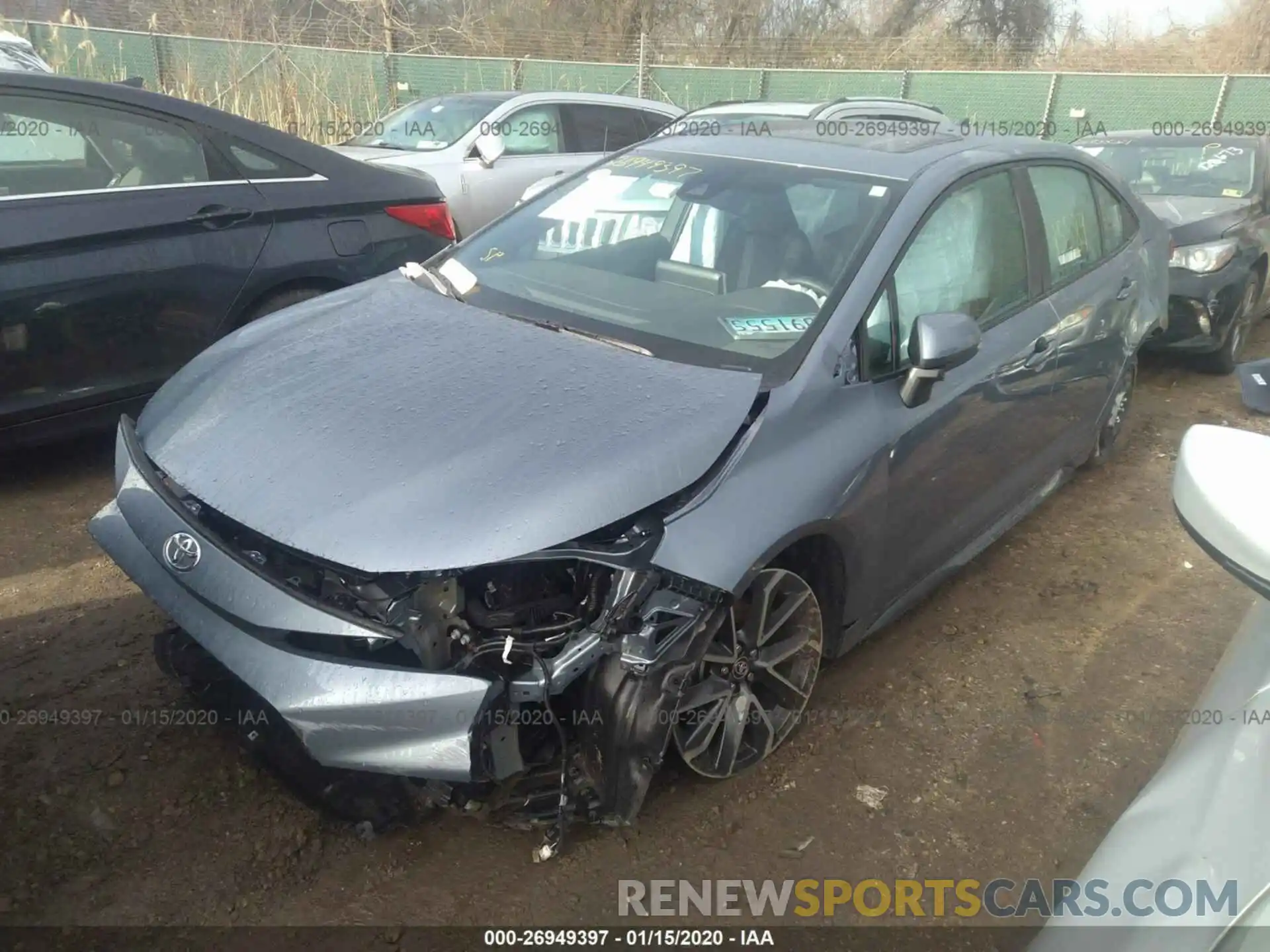 2 Photograph of a damaged car 5YFP4RCE6LP015188 TOYOTA COROLLA 2020