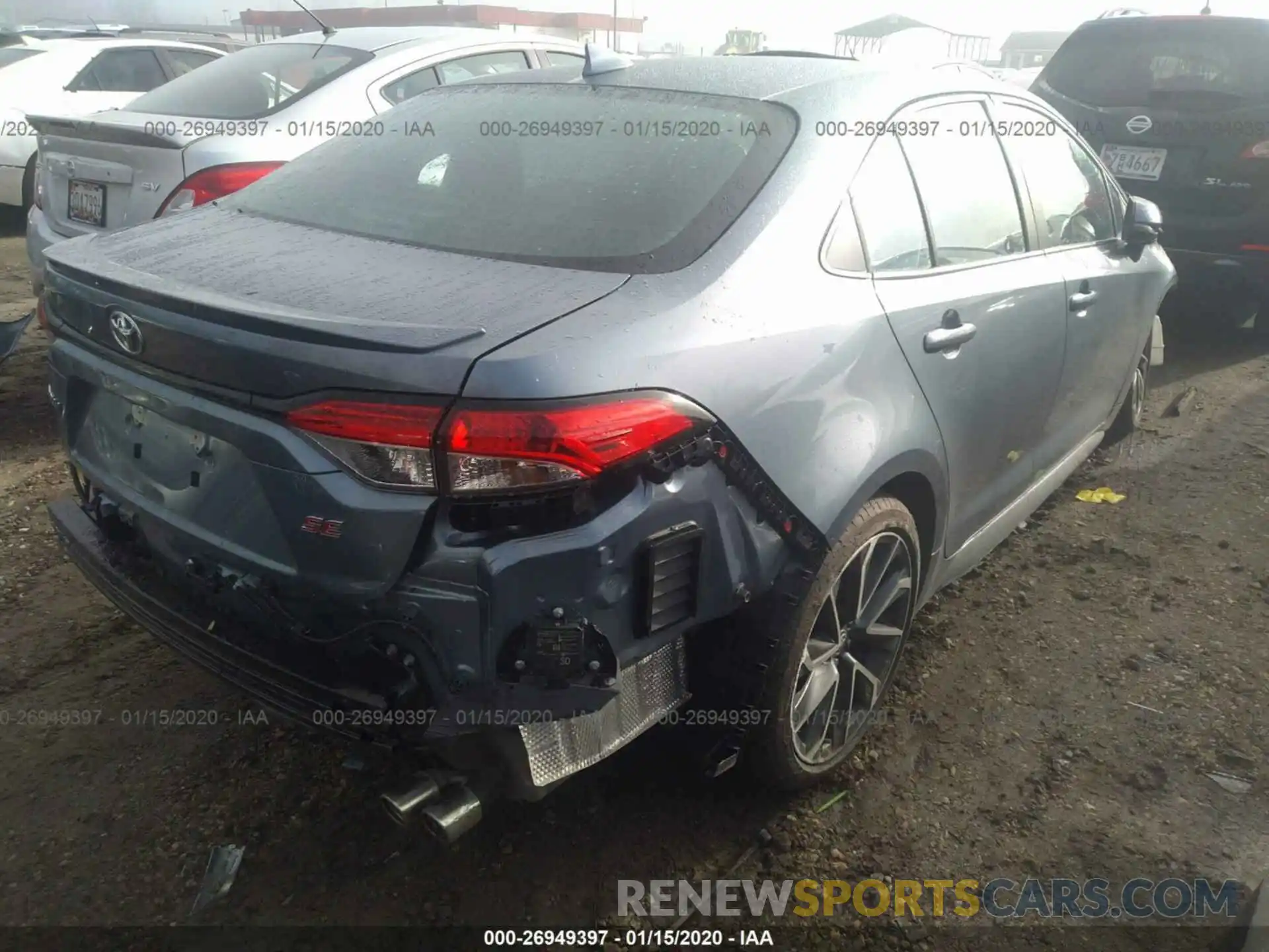 4 Photograph of a damaged car 5YFP4RCE6LP015188 TOYOTA COROLLA 2020