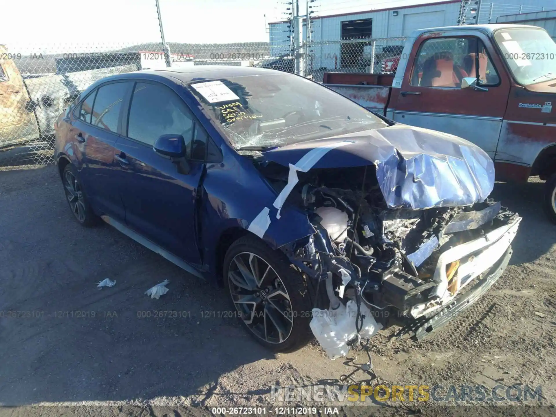 1 Photograph of a damaged car 5YFP4RCE6LP015353 TOYOTA COROLLA 2020