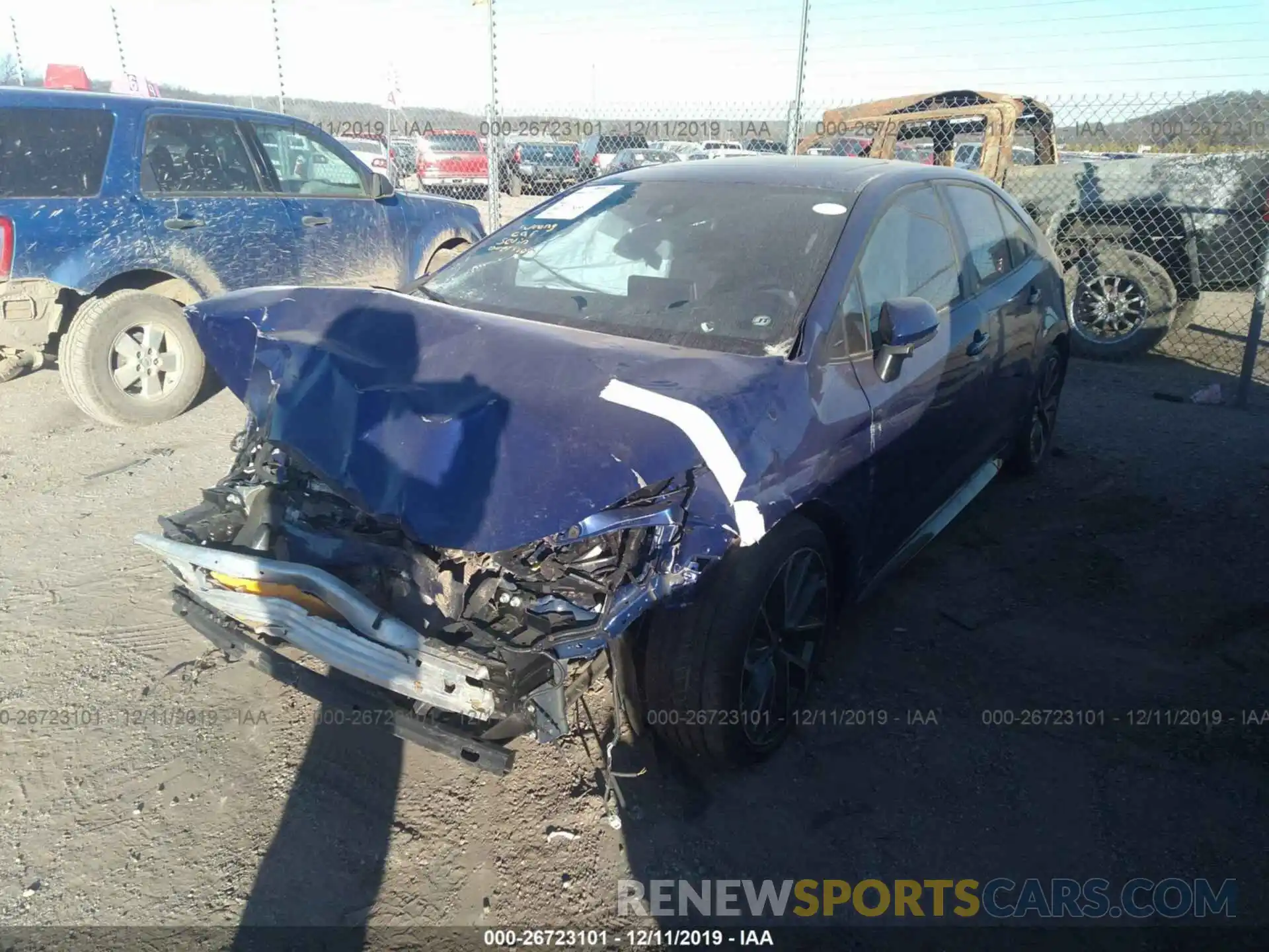 2 Photograph of a damaged car 5YFP4RCE6LP015353 TOYOTA COROLLA 2020