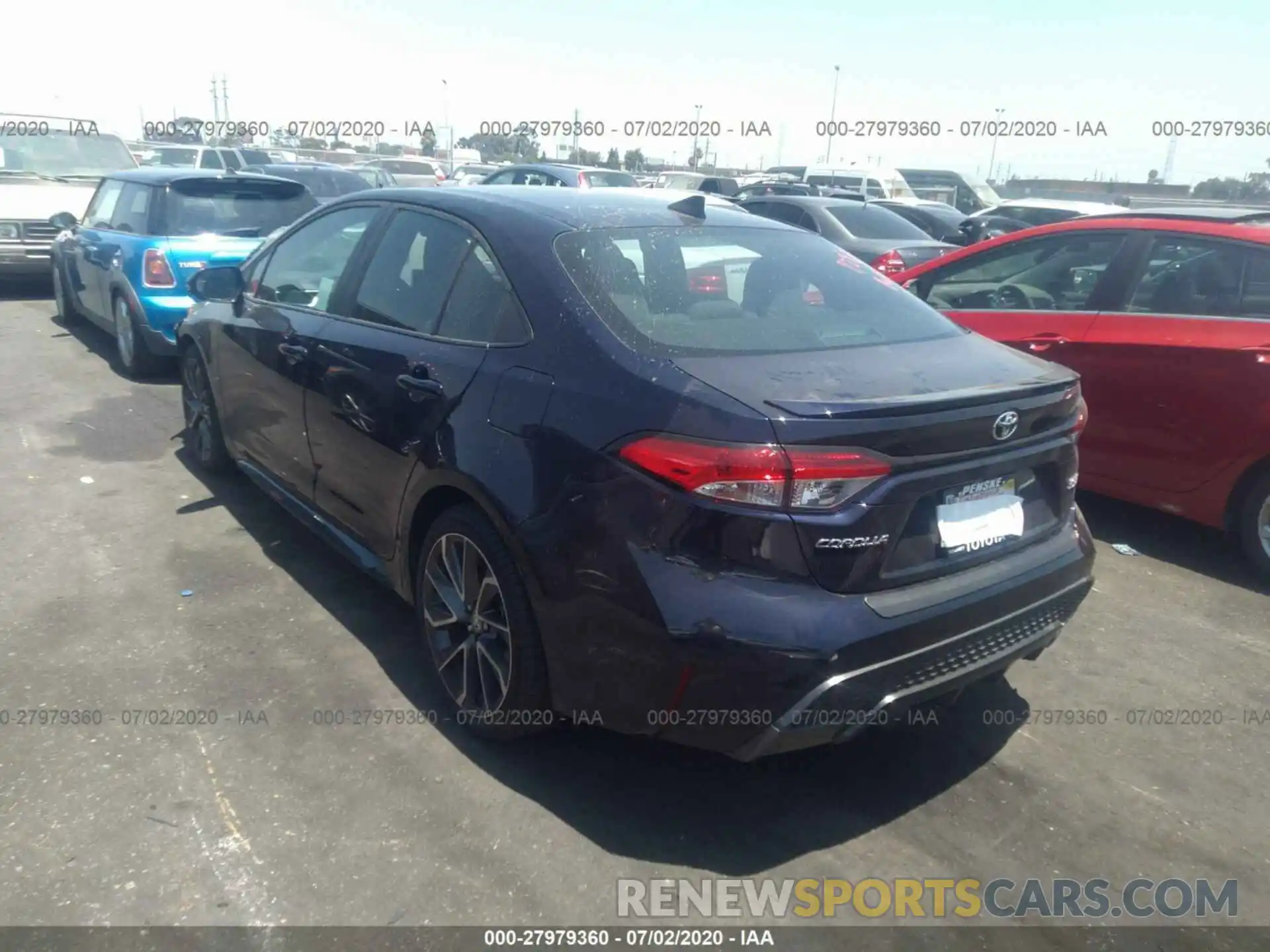 2 Photograph of a damaged car 5YFP4RCE6LP015501 TOYOTA COROLLA 2020