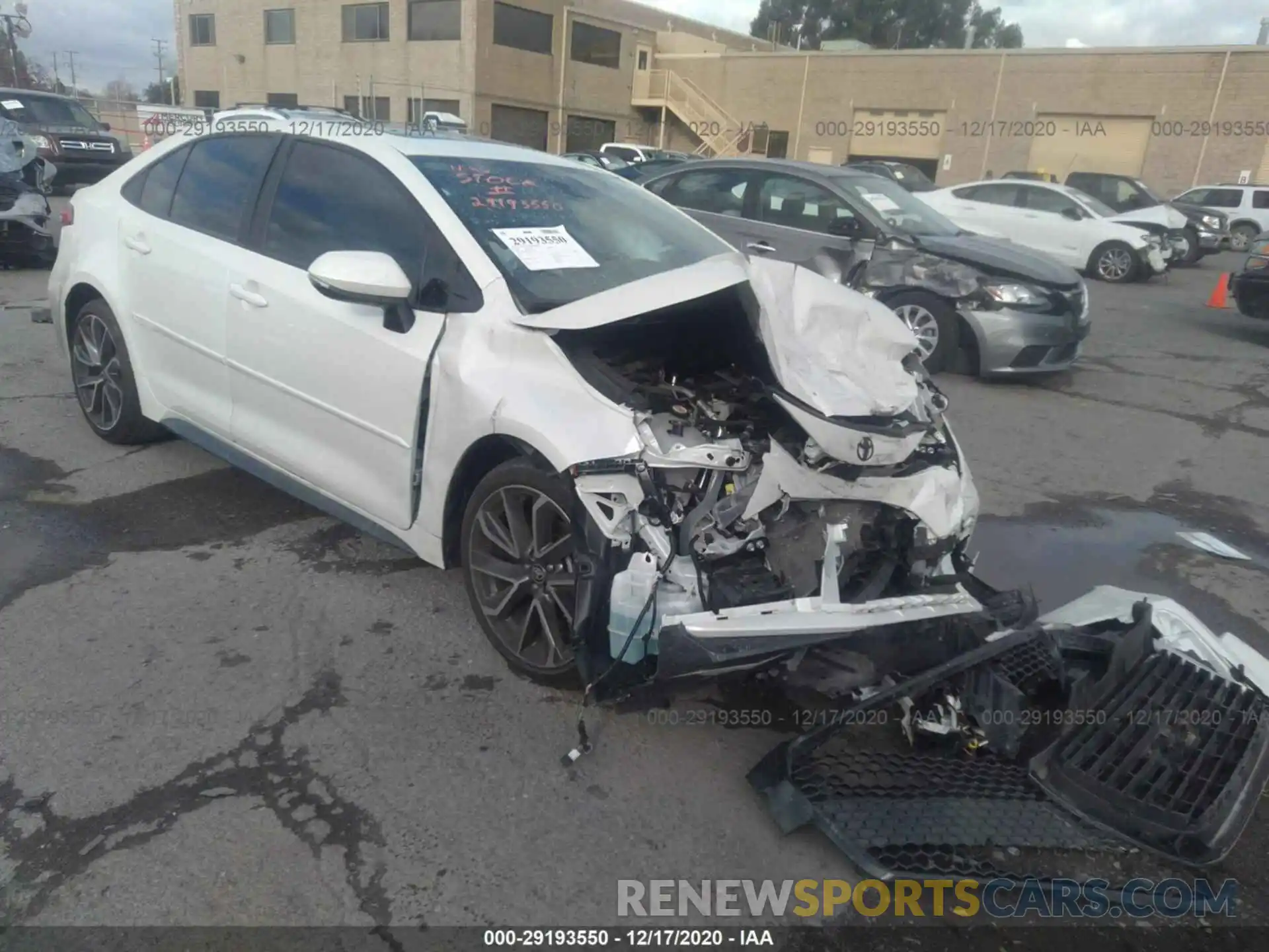 1 Photograph of a damaged car 5YFP4RCE6LP019483 TOYOTA COROLLA 2020