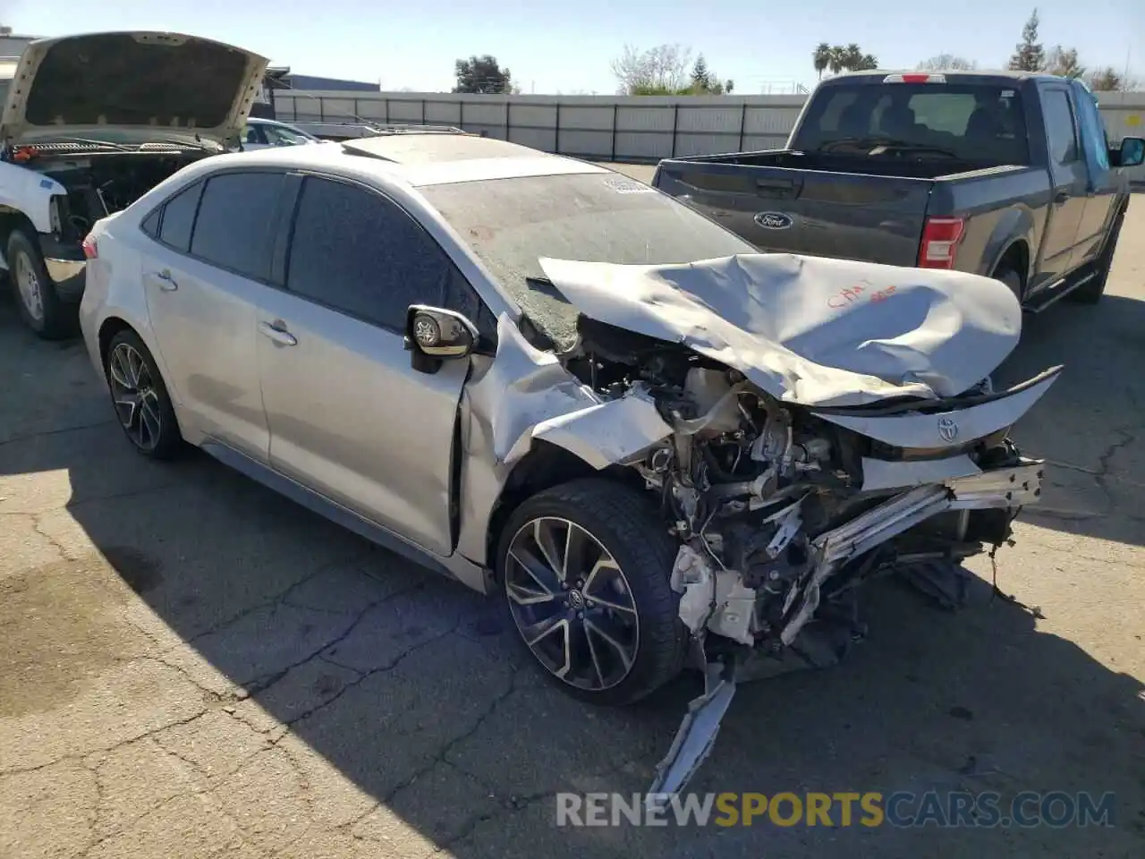 1 Photograph of a damaged car 5YFP4RCE6LP023291 TOYOTA COROLLA 2020