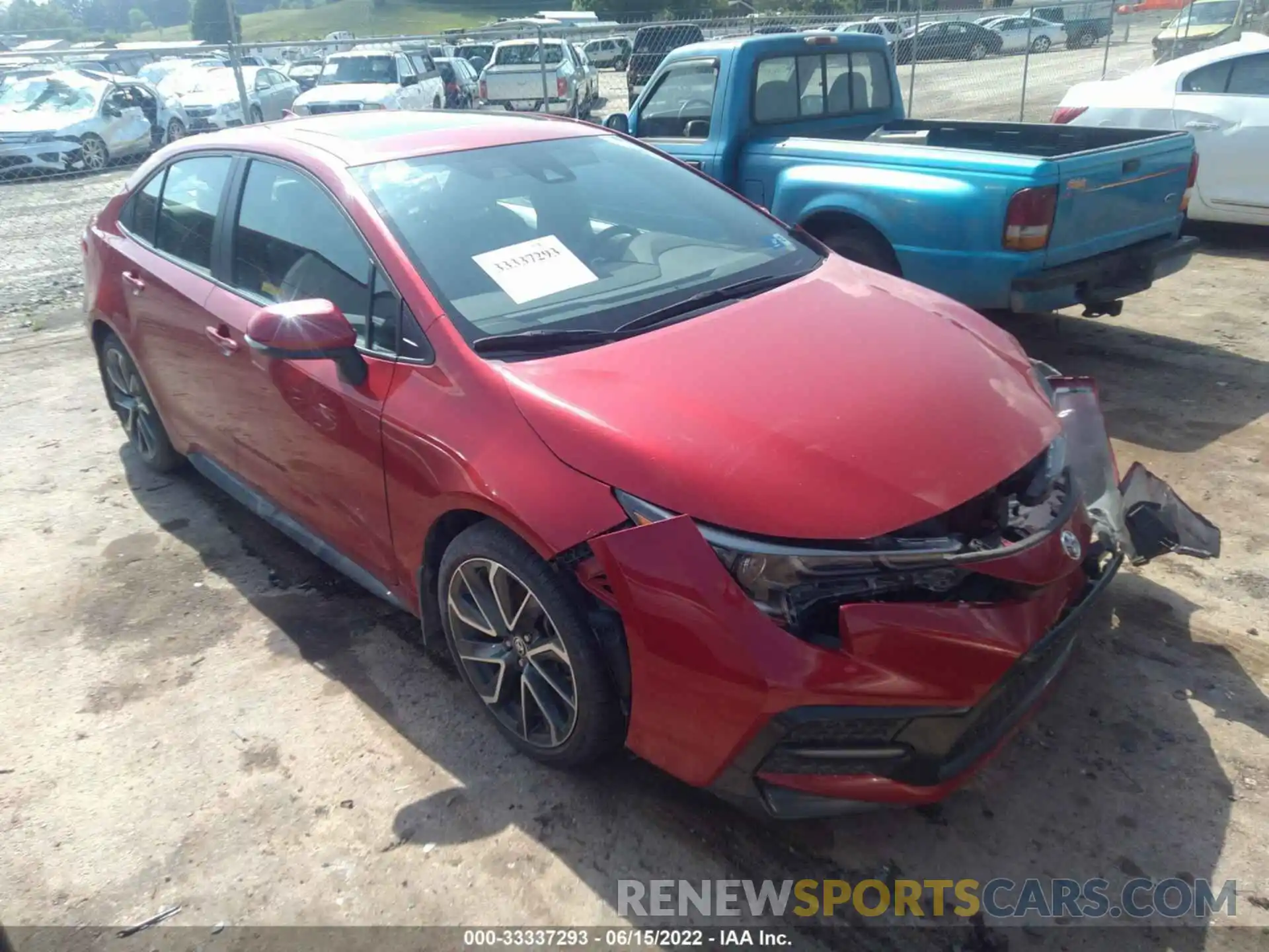 1 Photograph of a damaged car 5YFP4RCE6LP025994 TOYOTA COROLLA 2020