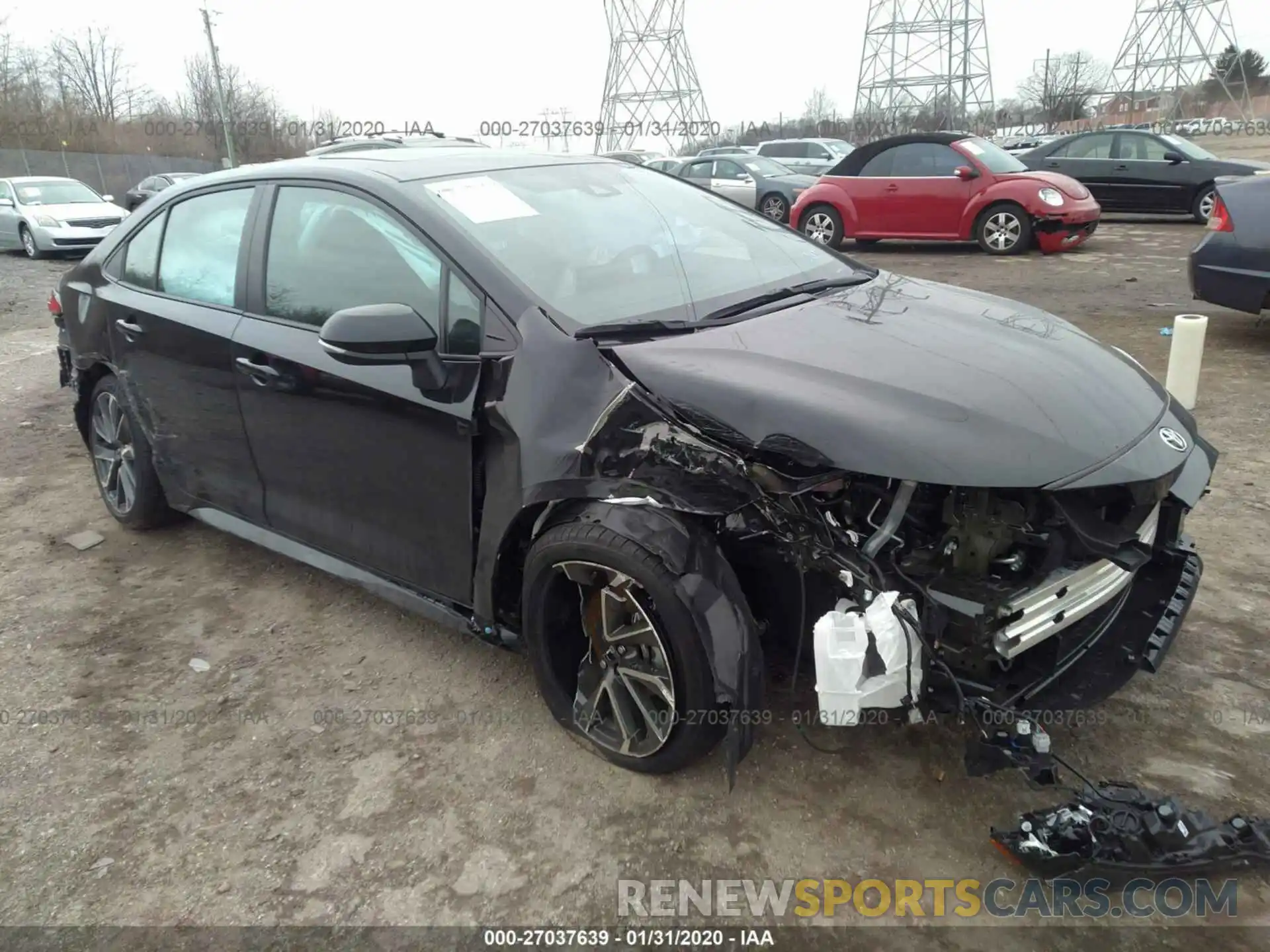 1 Photograph of a damaged car 5YFP4RCE6LP026160 TOYOTA COROLLA 2020