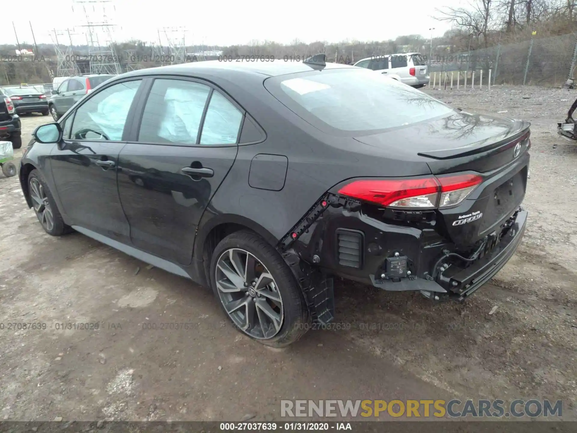 3 Photograph of a damaged car 5YFP4RCE6LP026160 TOYOTA COROLLA 2020