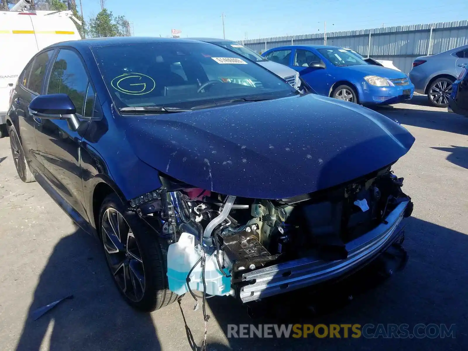 1 Photograph of a damaged car 5YFP4RCE6LP028653 TOYOTA COROLLA 2020