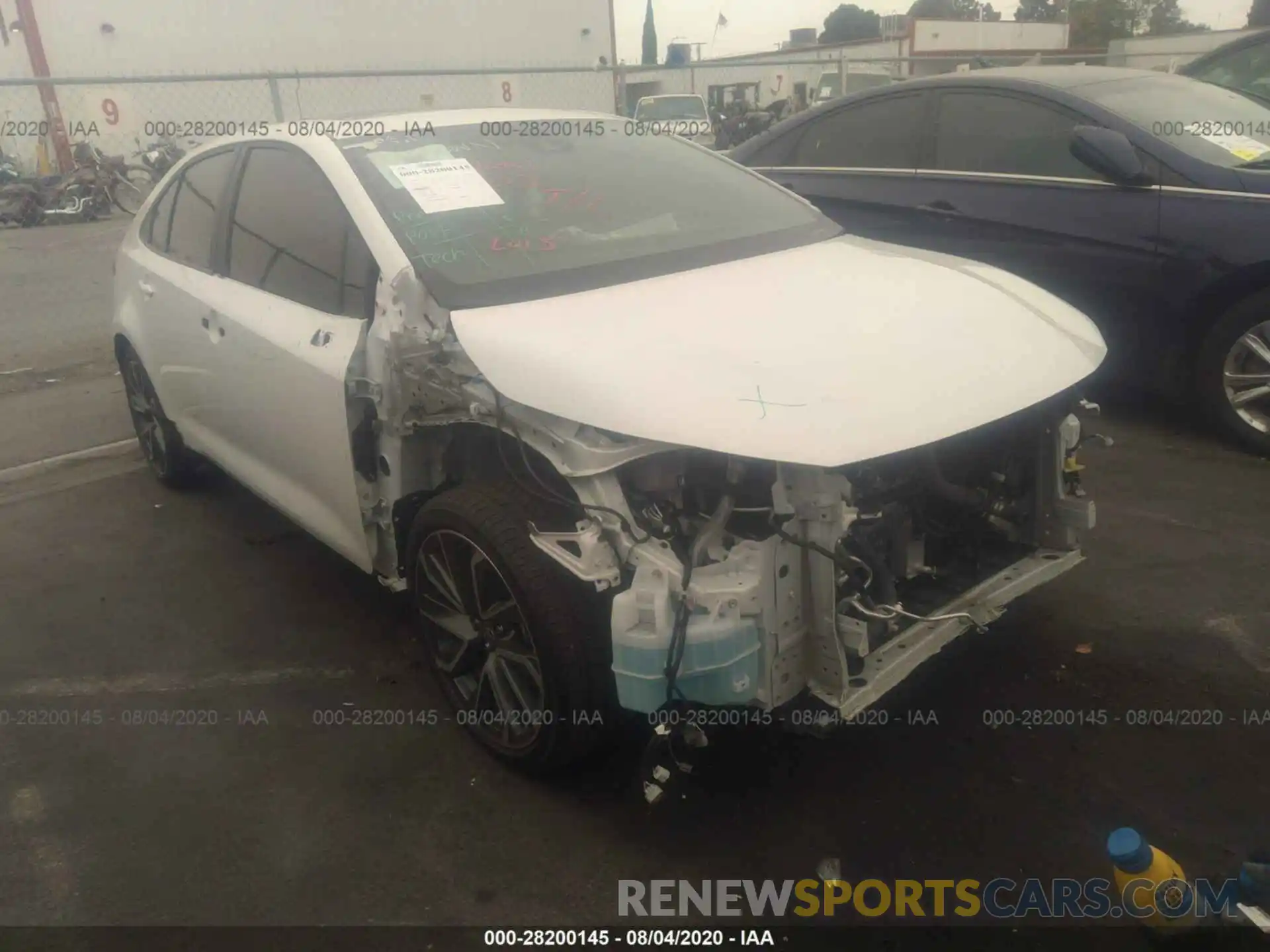 1 Photograph of a damaged car 5YFP4RCE6LP028913 TOYOTA COROLLA 2020