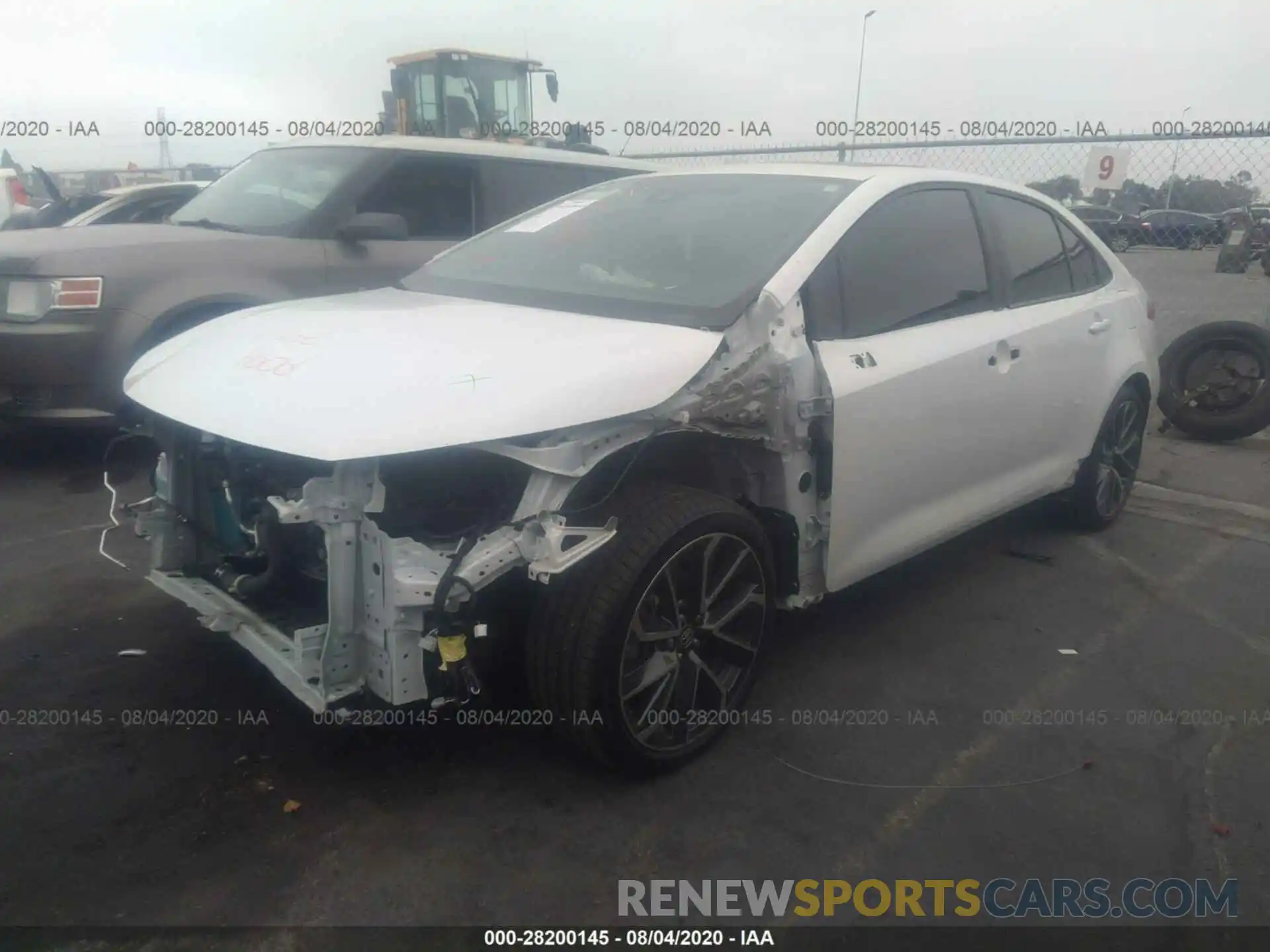 2 Photograph of a damaged car 5YFP4RCE6LP028913 TOYOTA COROLLA 2020