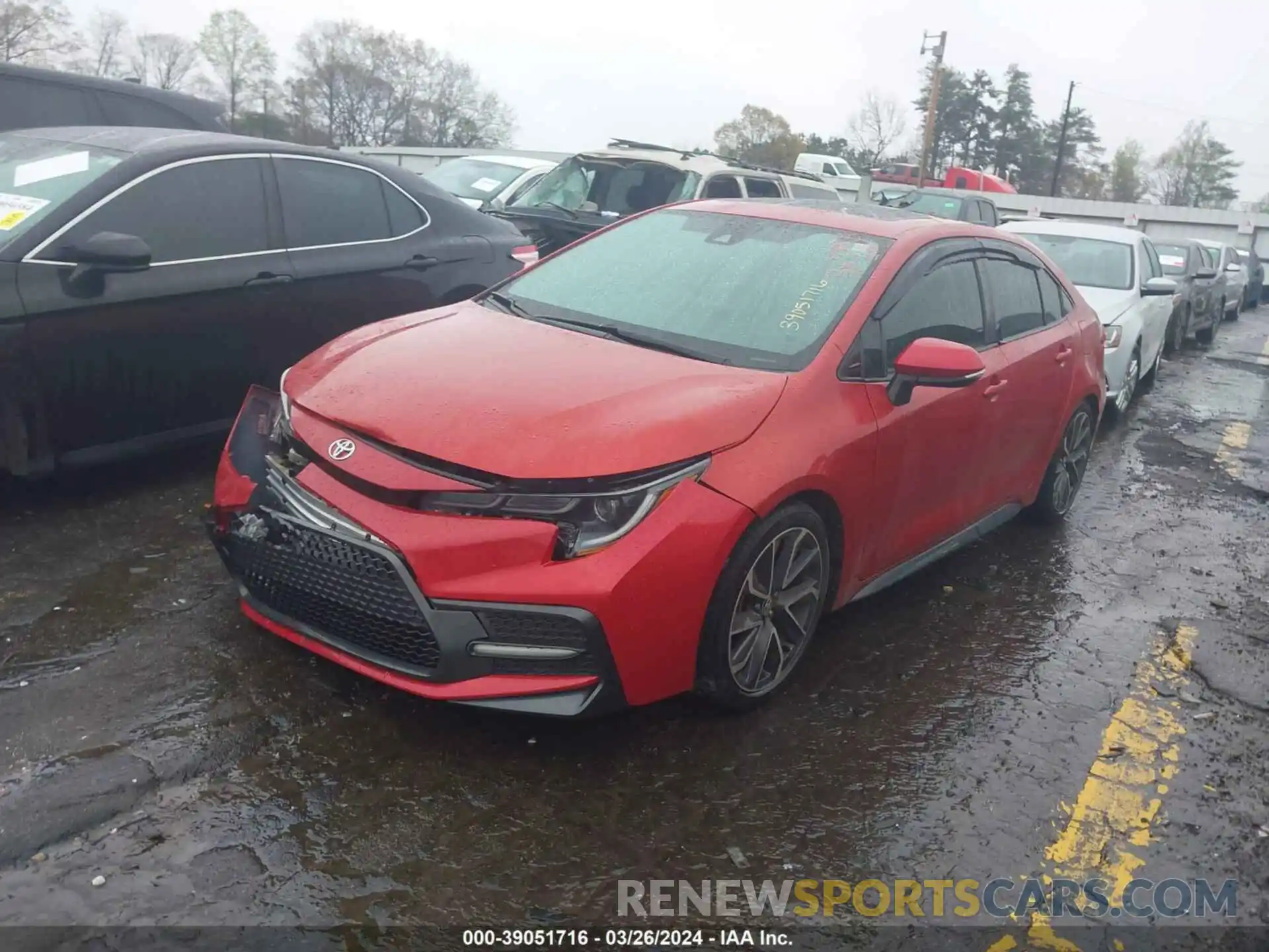 2 Photograph of a damaged car 5YFP4RCE6LP032735 TOYOTA COROLLA 2020