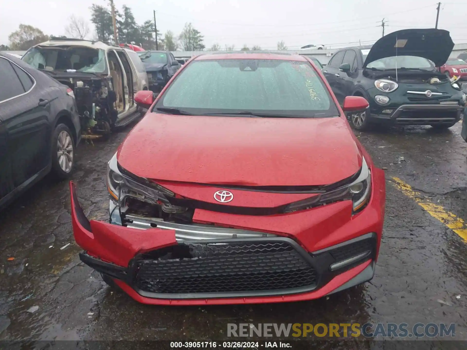 6 Photograph of a damaged car 5YFP4RCE6LP032735 TOYOTA COROLLA 2020