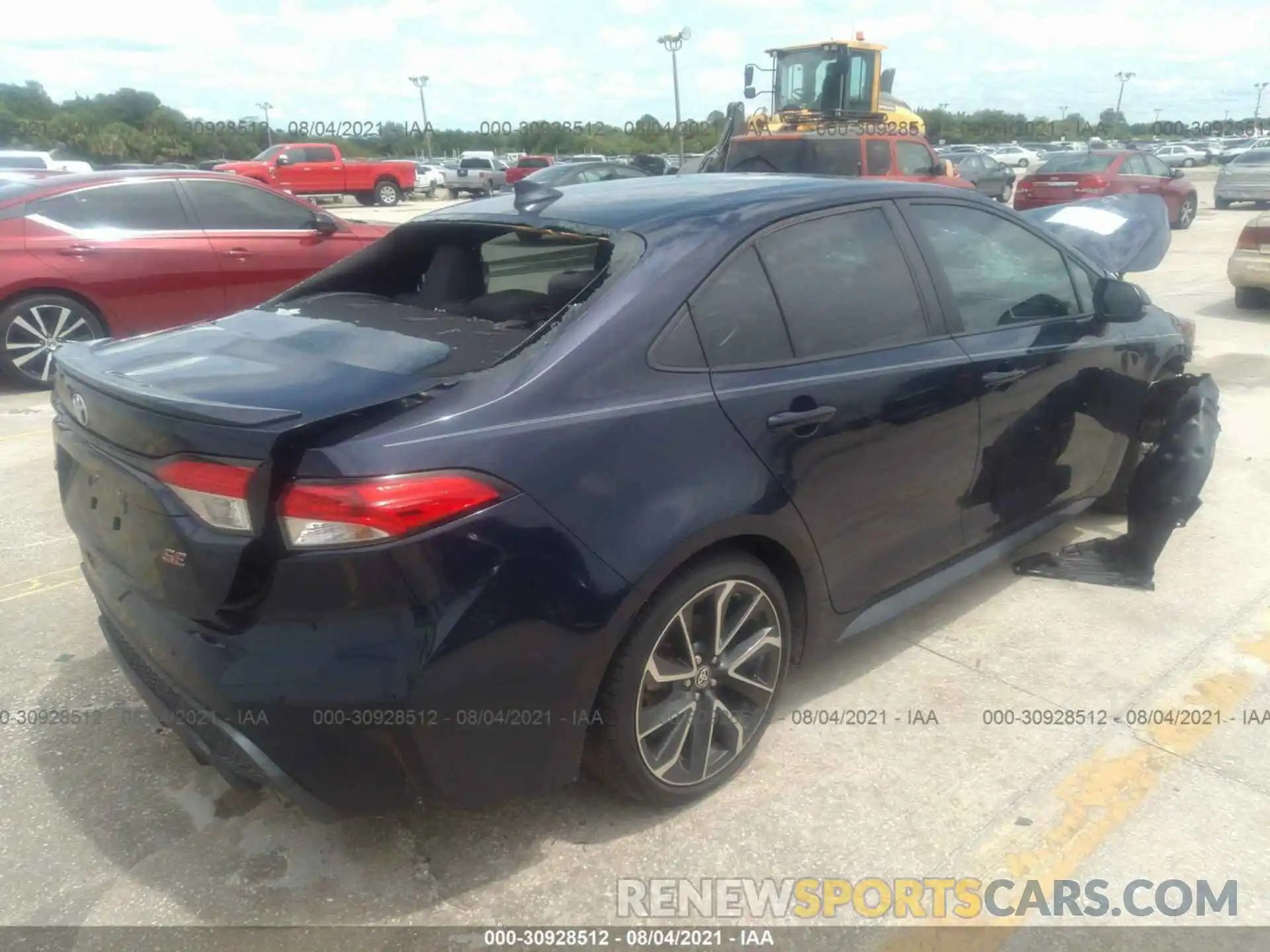 4 Photograph of a damaged car 5YFP4RCE6LP035649 TOYOTA COROLLA 2020