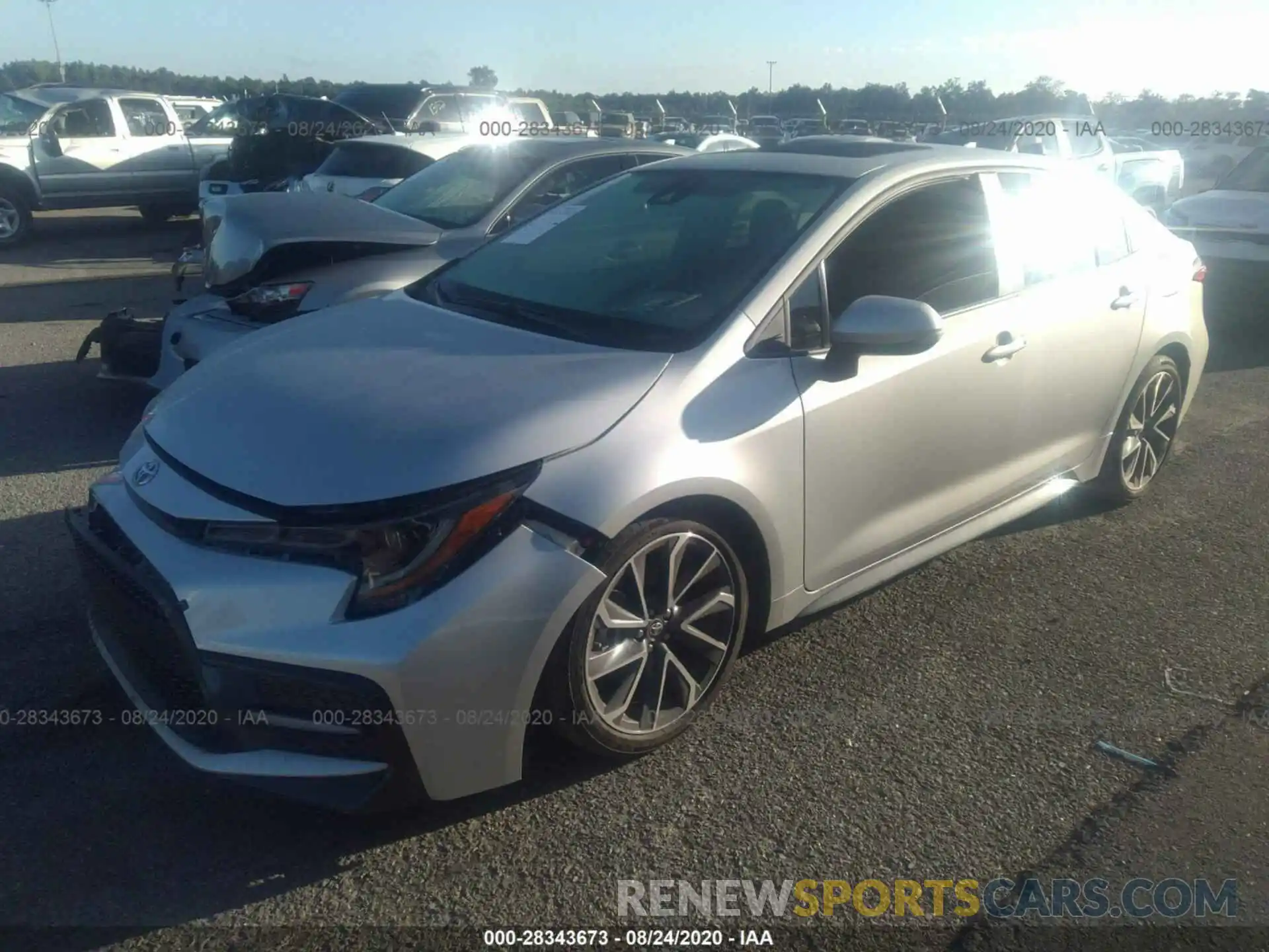 2 Photograph of a damaged car 5YFP4RCE6LP039670 TOYOTA COROLLA 2020