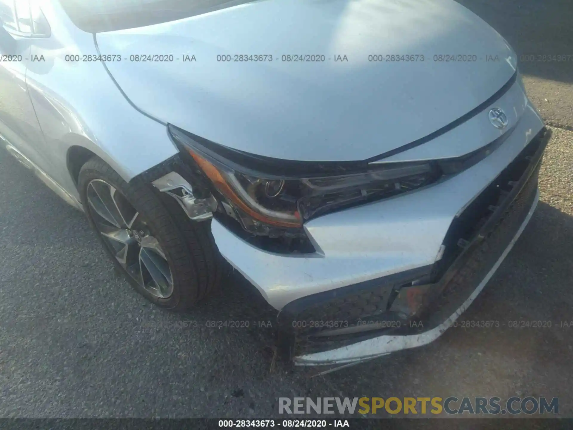 6 Photograph of a damaged car 5YFP4RCE6LP039670 TOYOTA COROLLA 2020