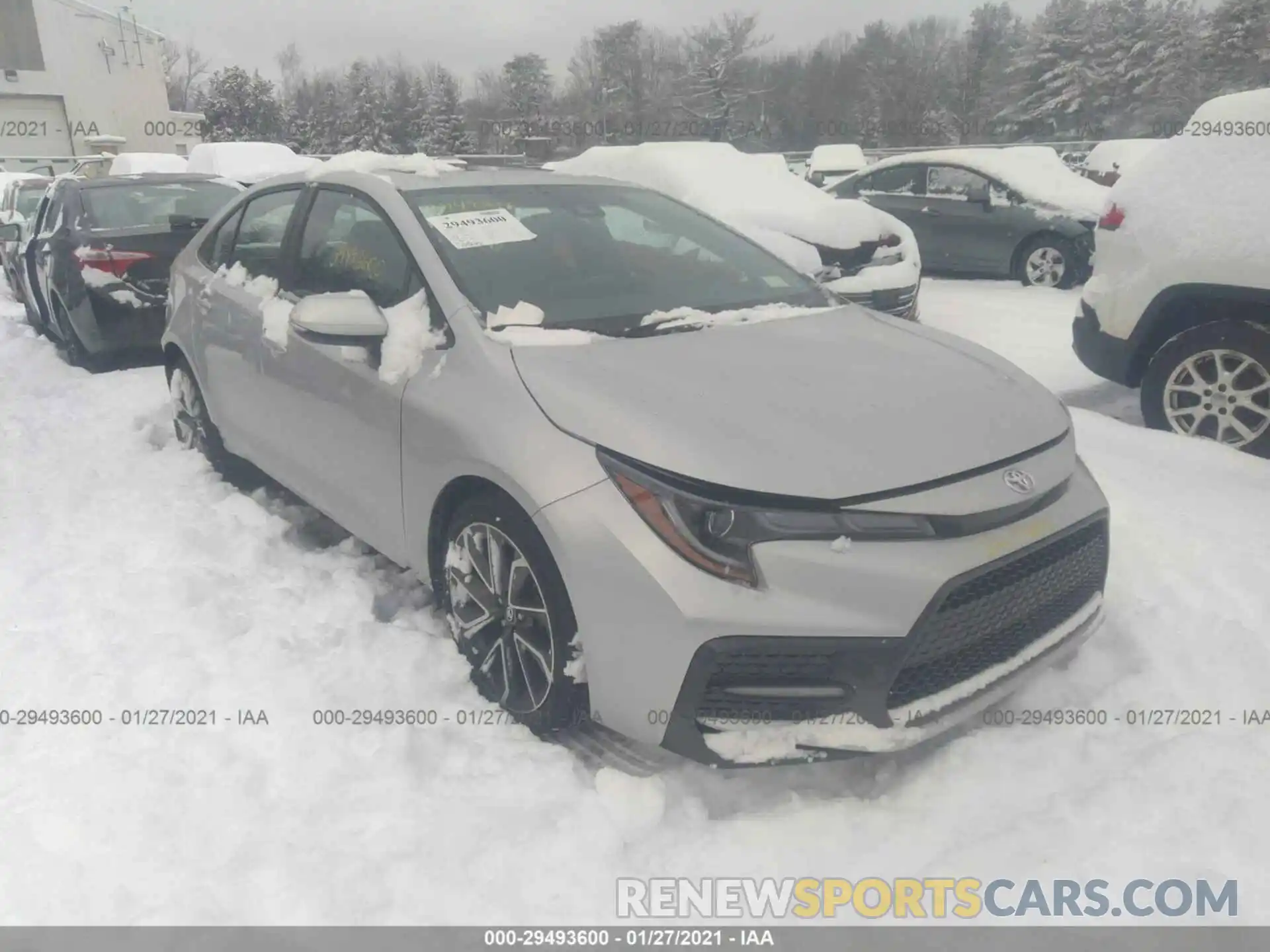 1 Photograph of a damaged car 5YFP4RCE6LP041709 TOYOTA COROLLA 2020