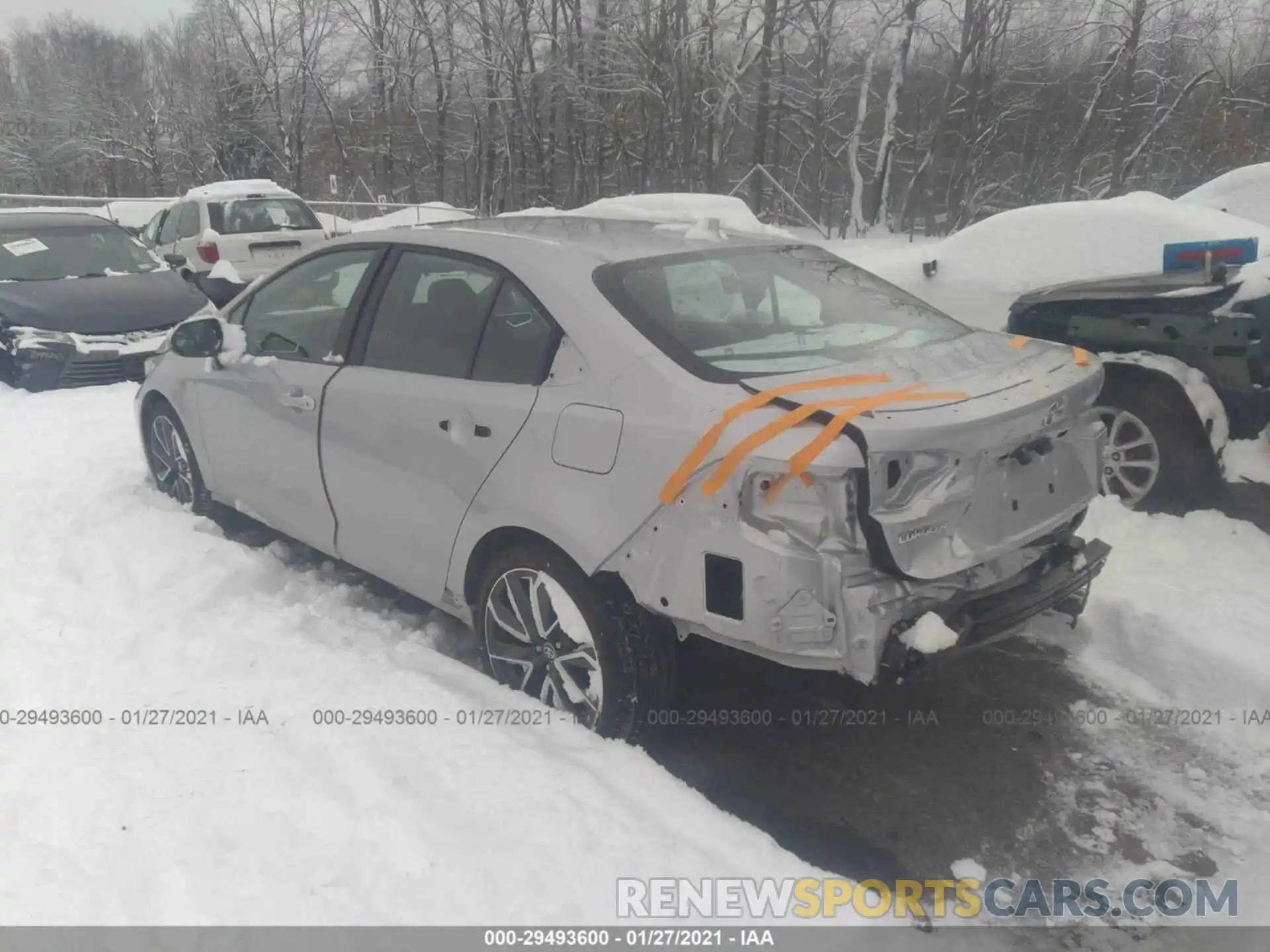 3 Photograph of a damaged car 5YFP4RCE6LP041709 TOYOTA COROLLA 2020