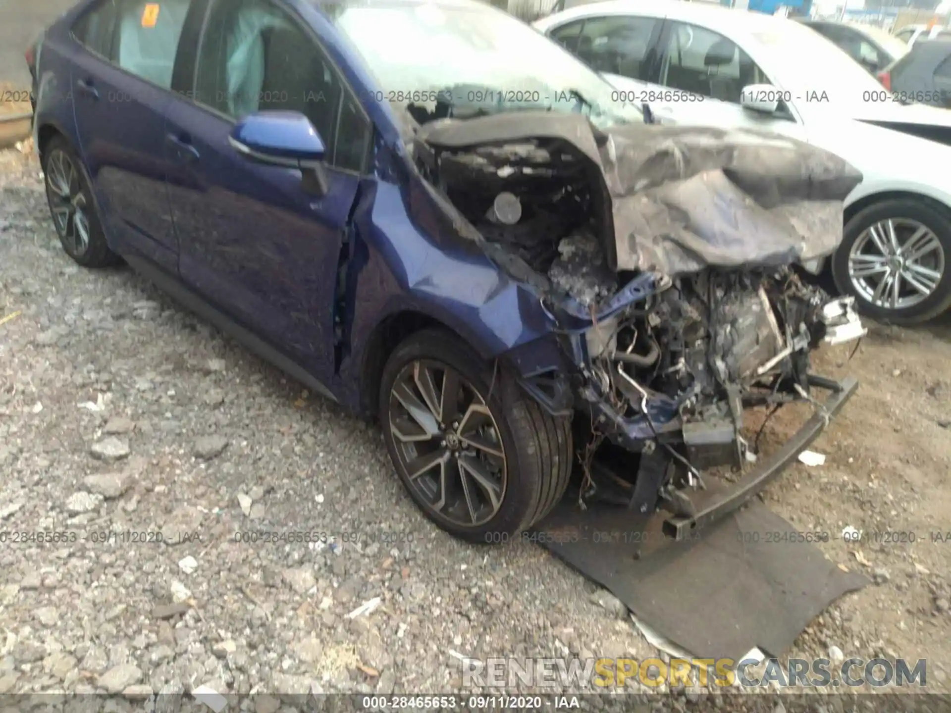 1 Photograph of a damaged car 5YFP4RCE6LP045601 TOYOTA COROLLA 2020
