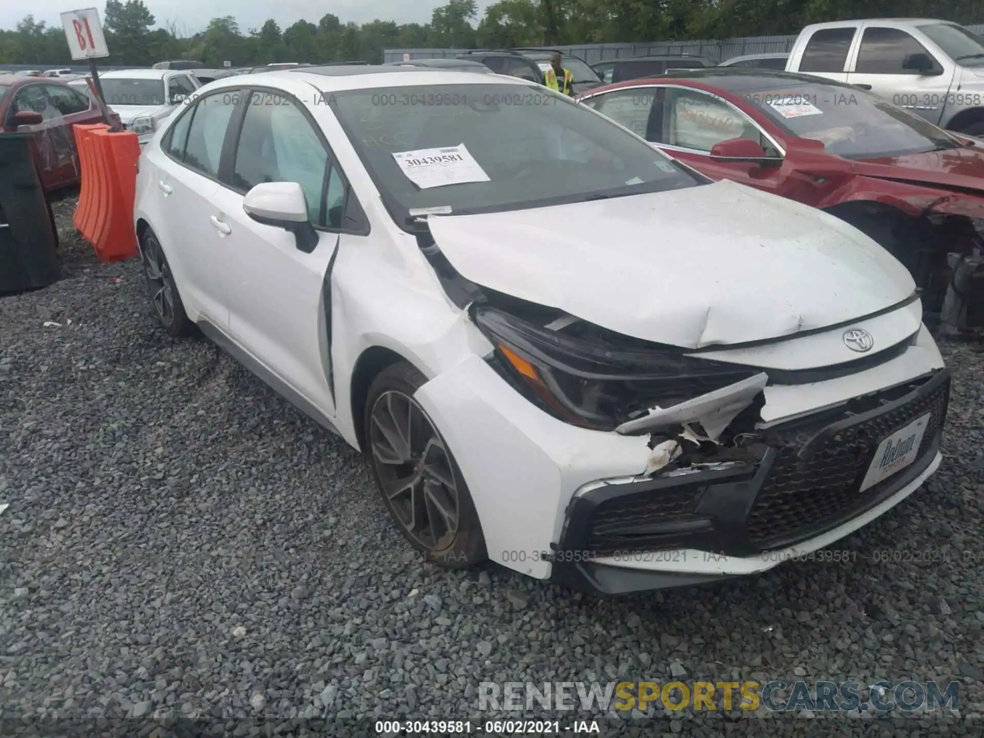 1 Photograph of a damaged car 5YFP4RCE6LP049535 TOYOTA COROLLA 2020