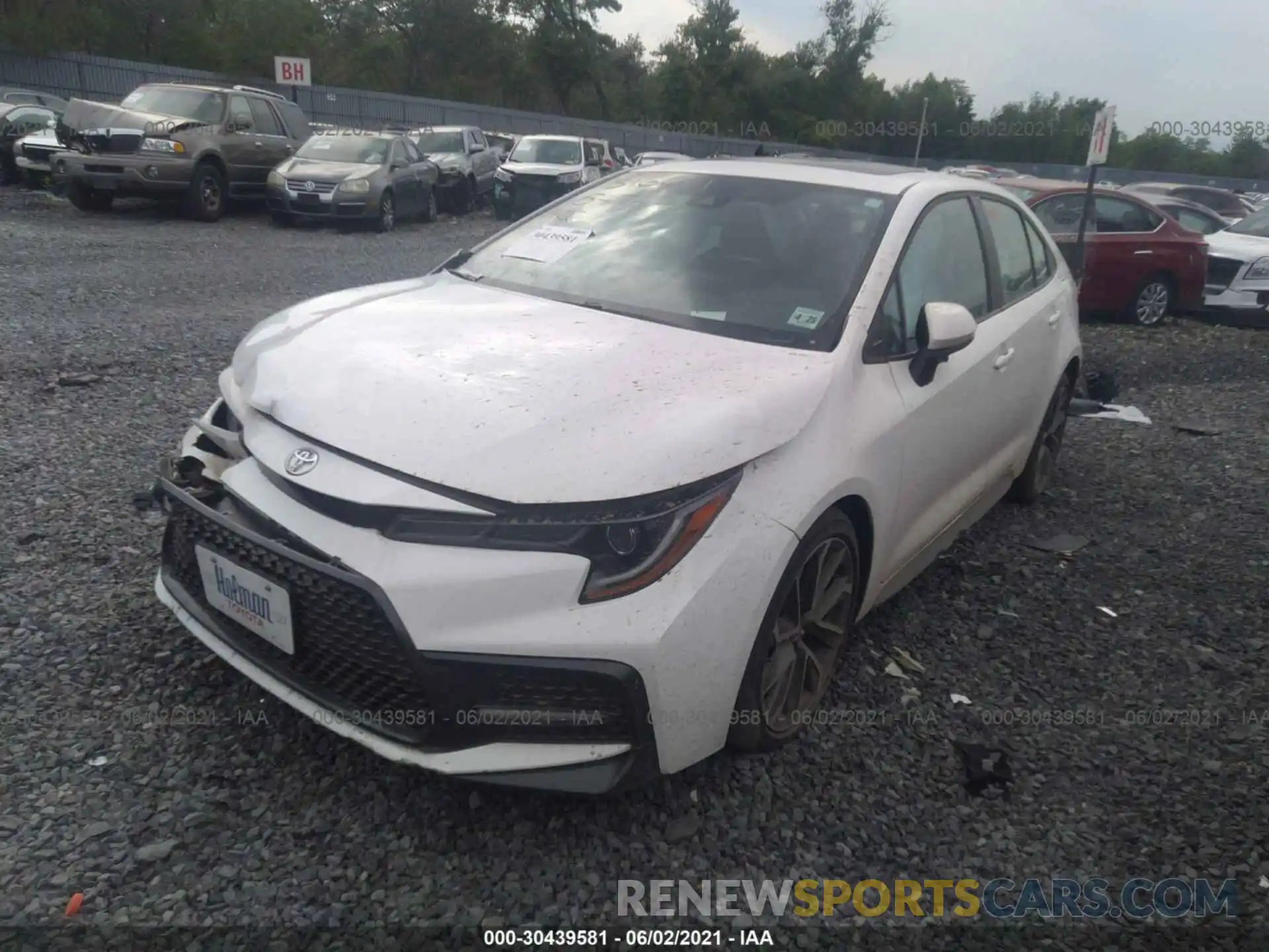 2 Photograph of a damaged car 5YFP4RCE6LP049535 TOYOTA COROLLA 2020