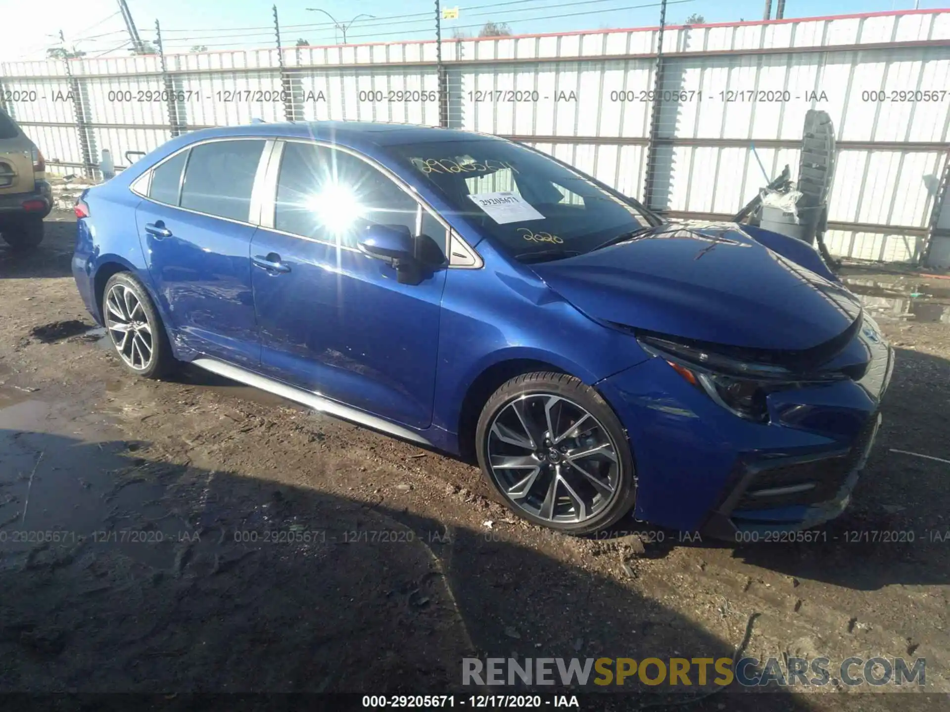 1 Photograph of a damaged car 5YFP4RCE7LP005950 TOYOTA COROLLA 2020