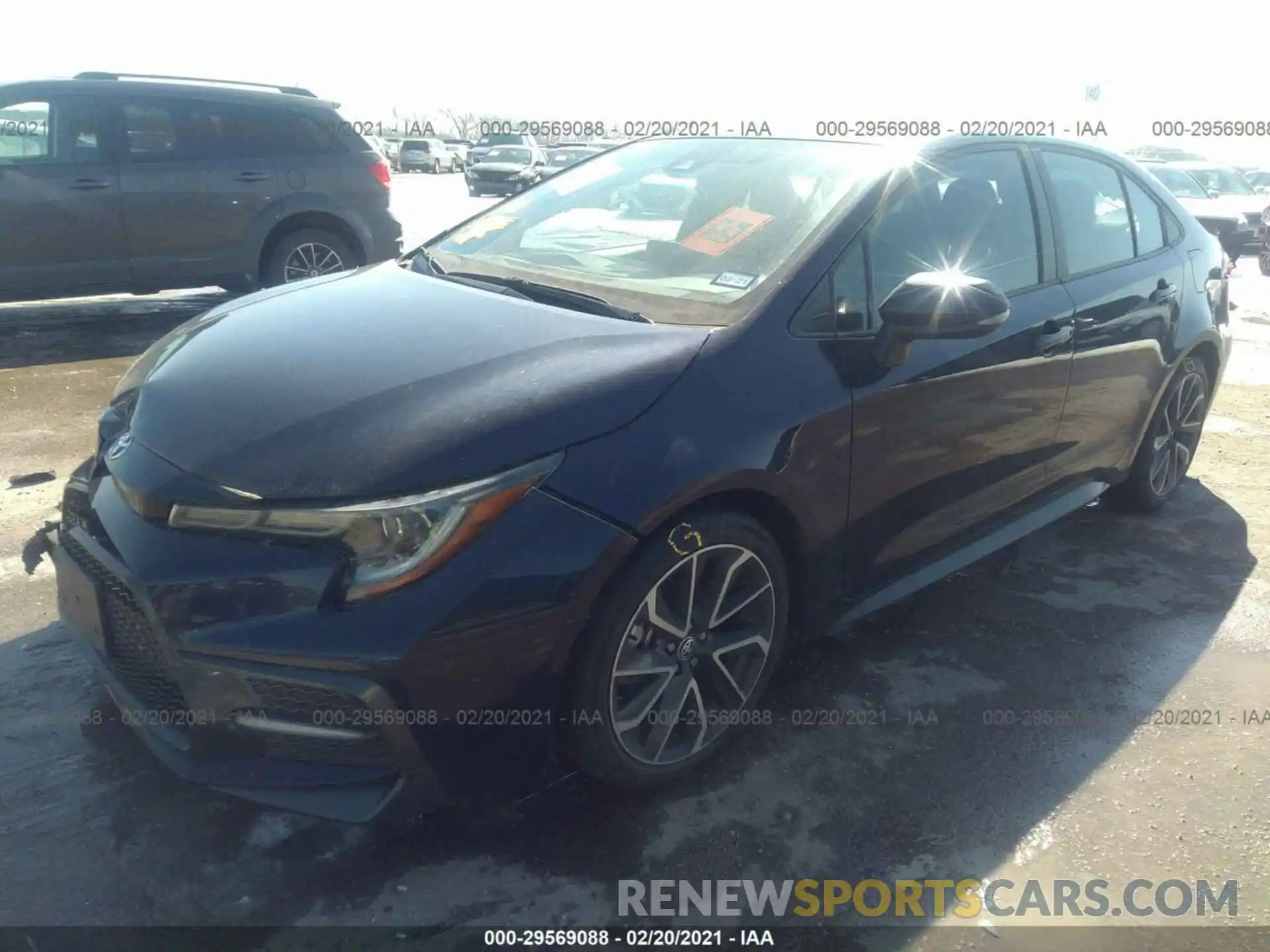 2 Photograph of a damaged car 5YFP4RCE7LP008721 TOYOTA COROLLA 2020