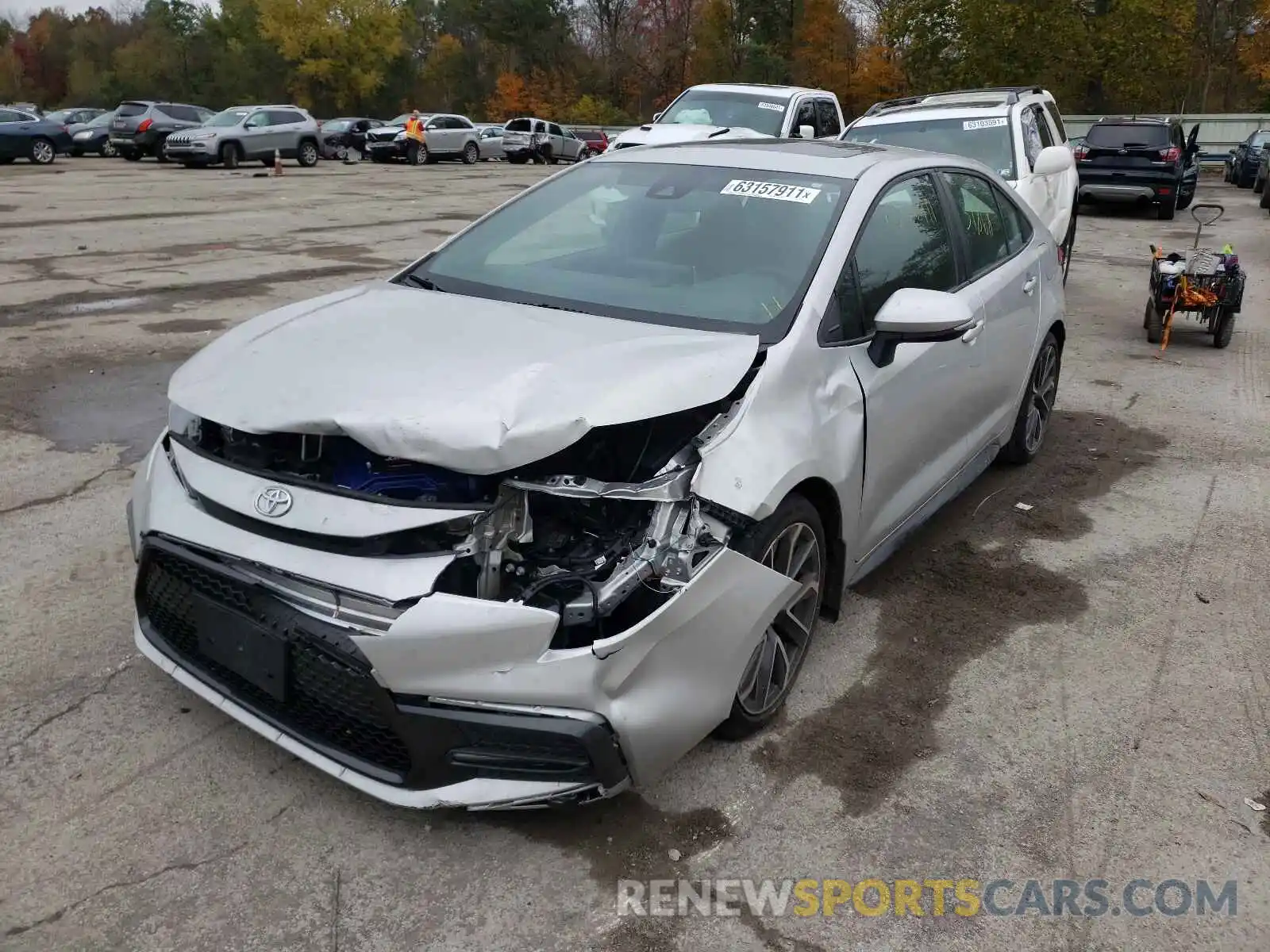 2 Photograph of a damaged car 5YFP4RCE7LP011005 TOYOTA COROLLA 2020