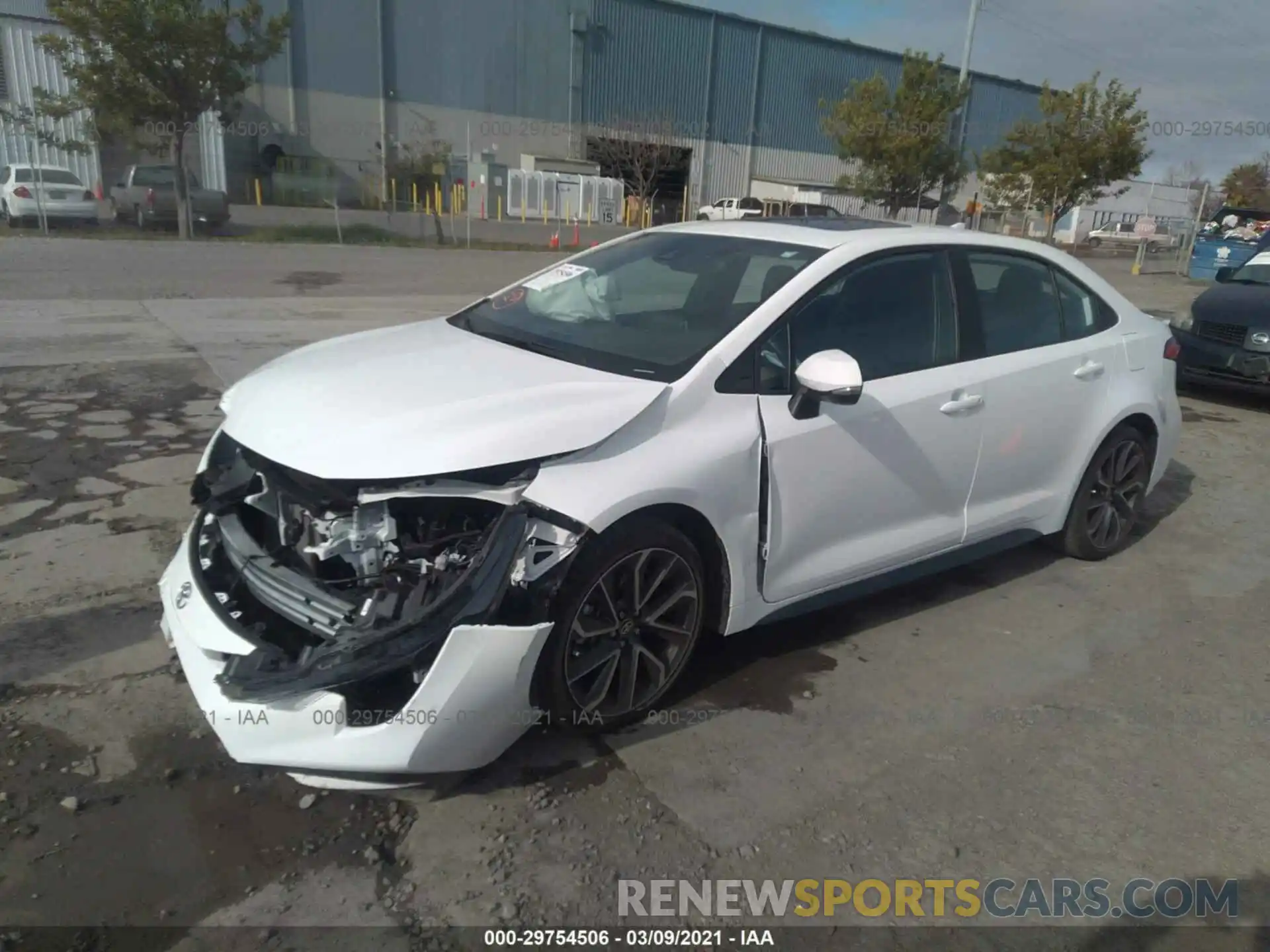 2 Photograph of a damaged car 5YFP4RCE7LP011795 TOYOTA COROLLA 2020