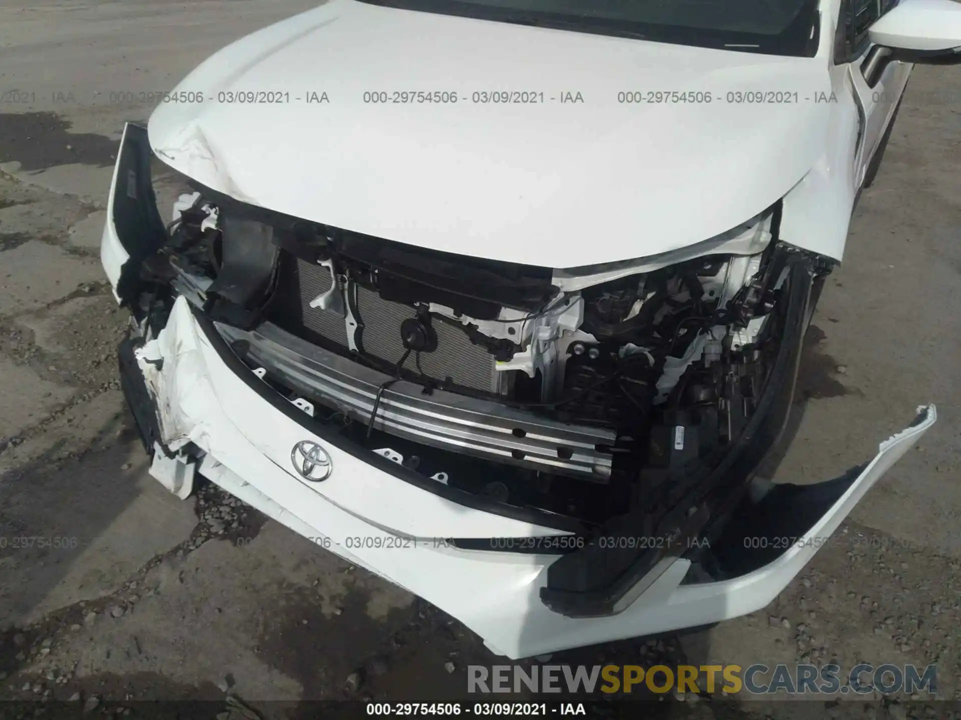 6 Photograph of a damaged car 5YFP4RCE7LP011795 TOYOTA COROLLA 2020