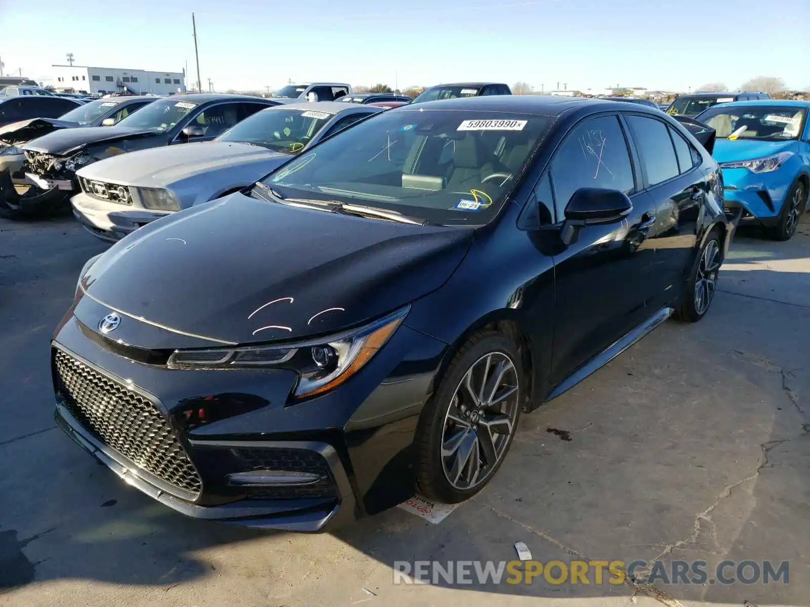 2 Photograph of a damaged car 5YFP4RCE7LP012607 TOYOTA COROLLA 2020