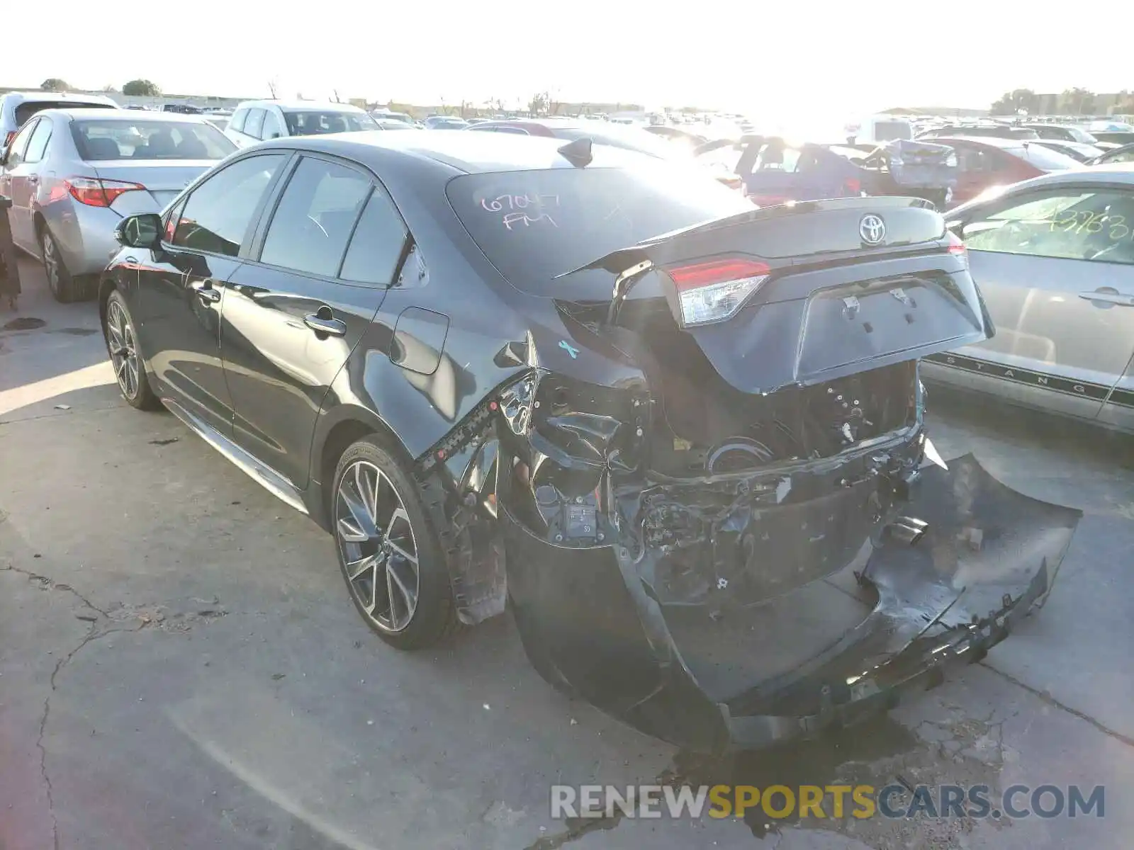 3 Photograph of a damaged car 5YFP4RCE7LP012607 TOYOTA COROLLA 2020