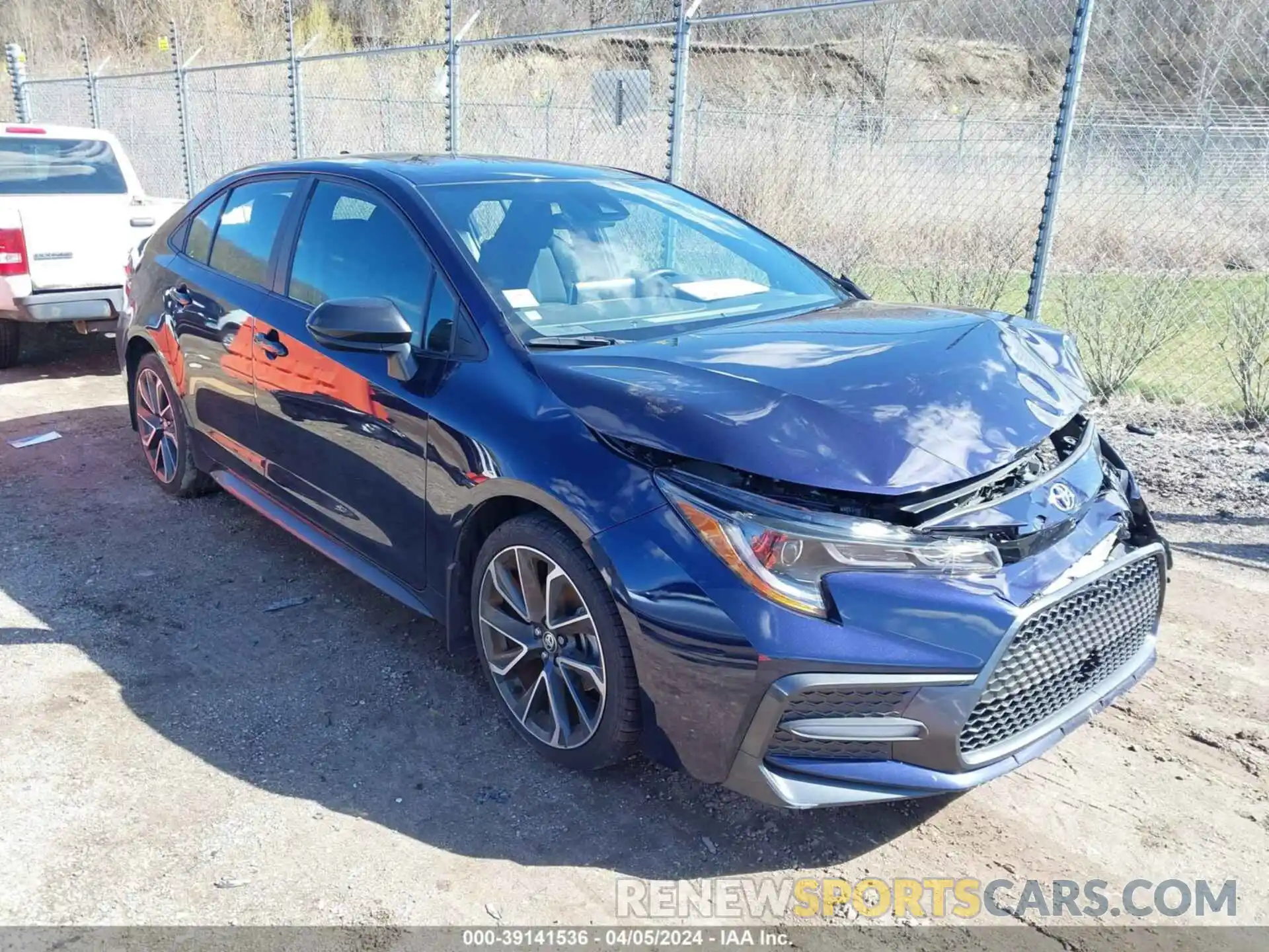 1 Photograph of a damaged car 5YFP4RCE7LP013305 TOYOTA COROLLA 2020