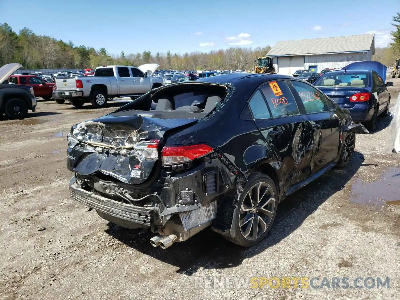 4 Photograph of a damaged car 5YFP4RCE7LP014549 TOYOTA COROLLA 2020