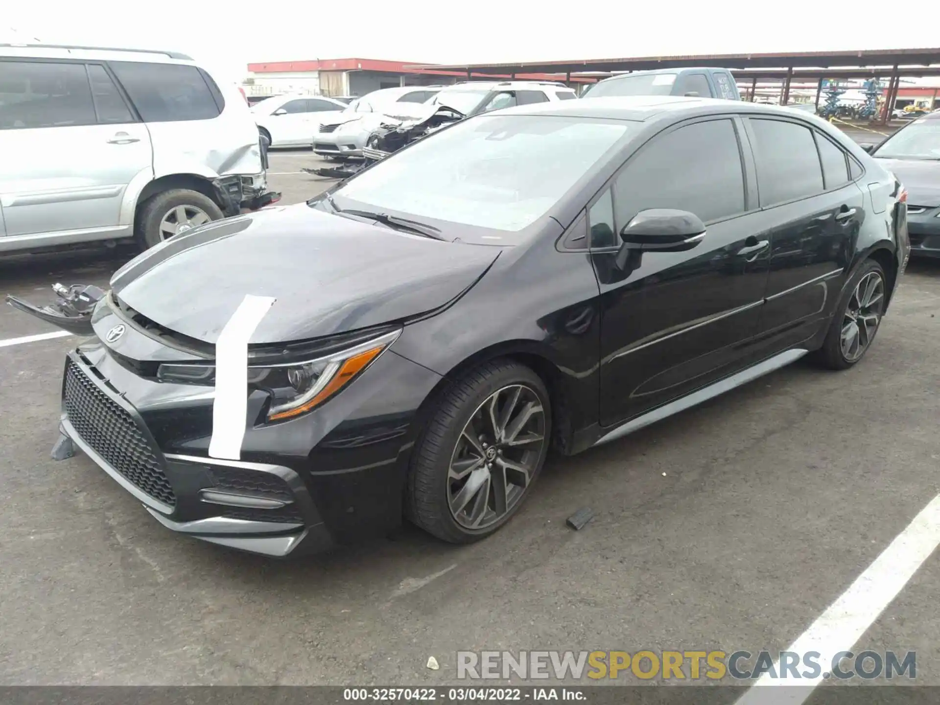 2 Photograph of a damaged car 5YFP4RCE7LP016379 TOYOTA COROLLA 2020