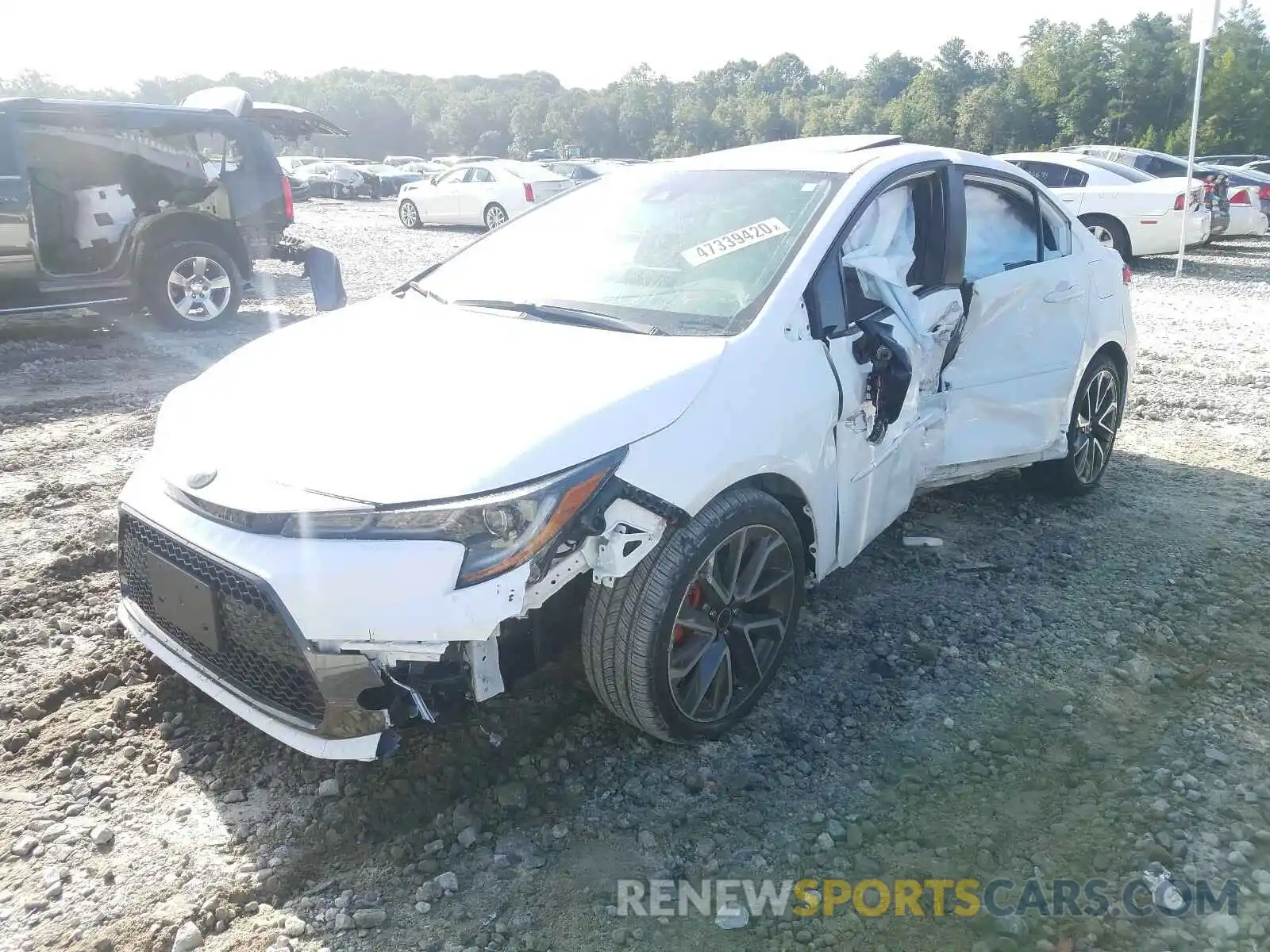 2 Photograph of a damaged car 5YFP4RCE7LP020044 TOYOTA COROLLA 2020