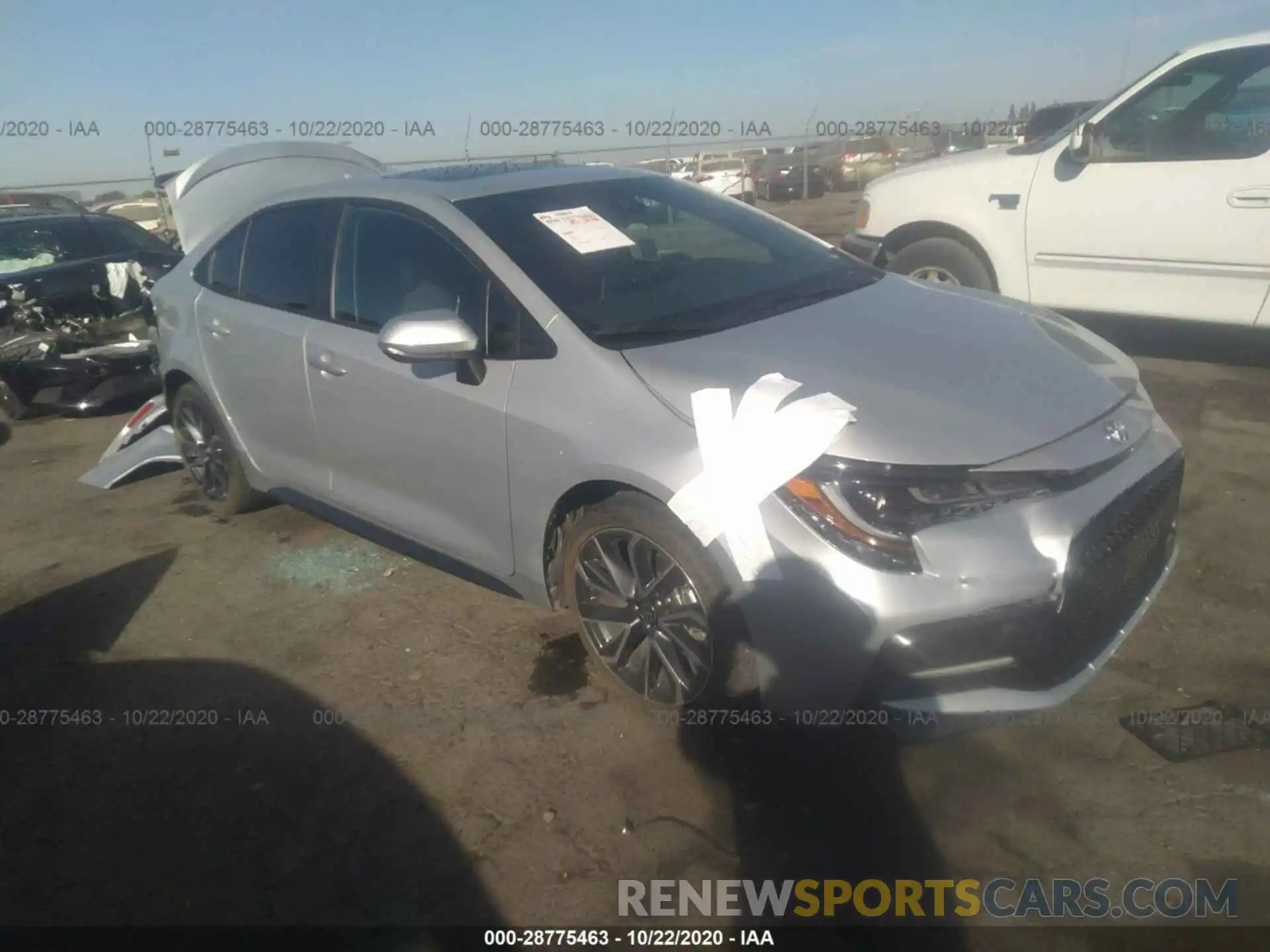 1 Photograph of a damaged car 5YFP4RCE7LP025065 TOYOTA COROLLA 2020