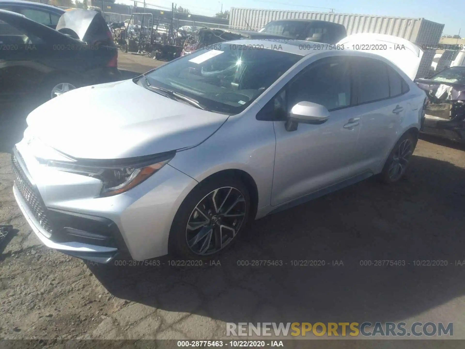 2 Photograph of a damaged car 5YFP4RCE7LP025065 TOYOTA COROLLA 2020